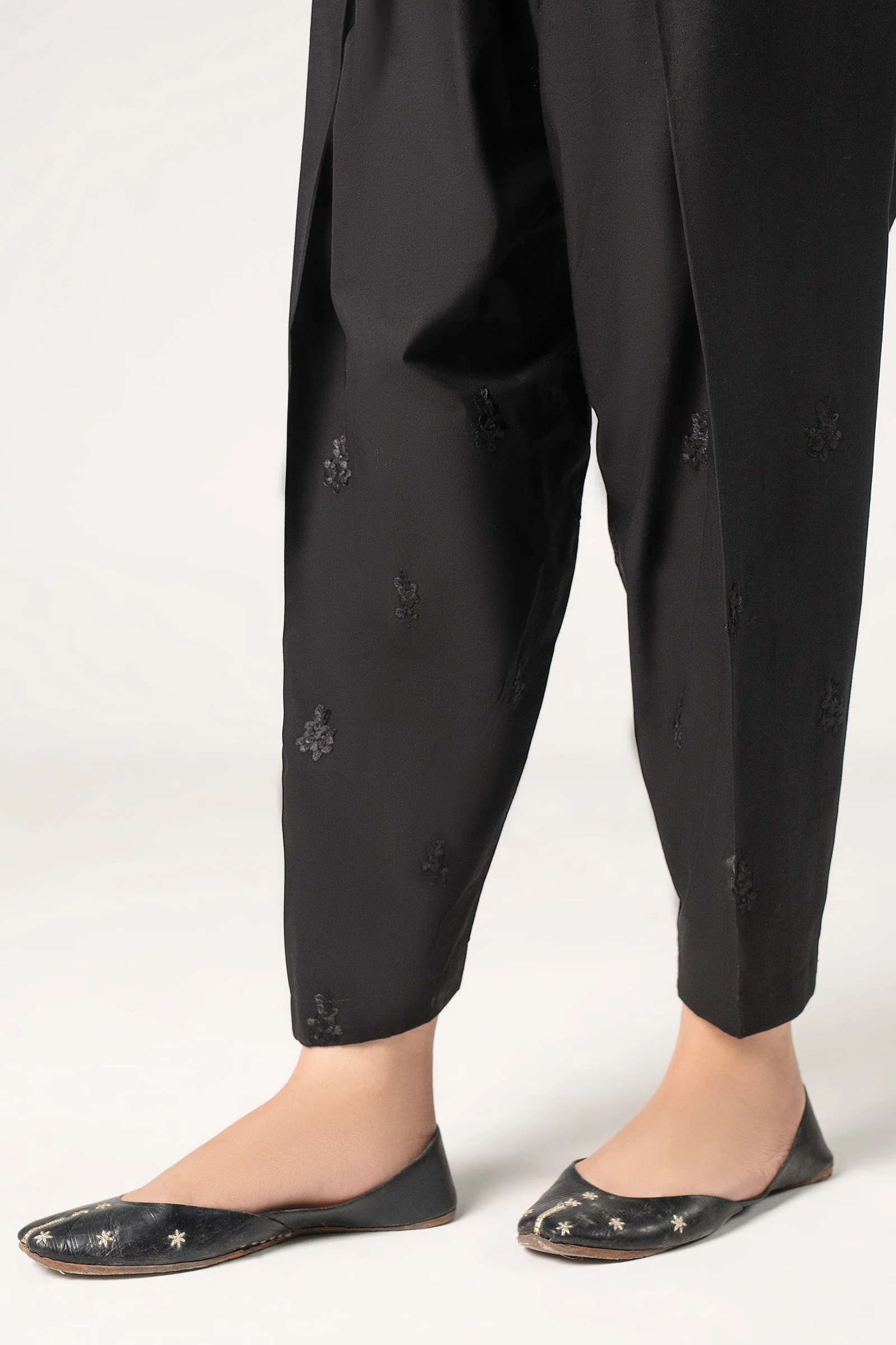 Embroidered Cambric Shalwar - Image 3