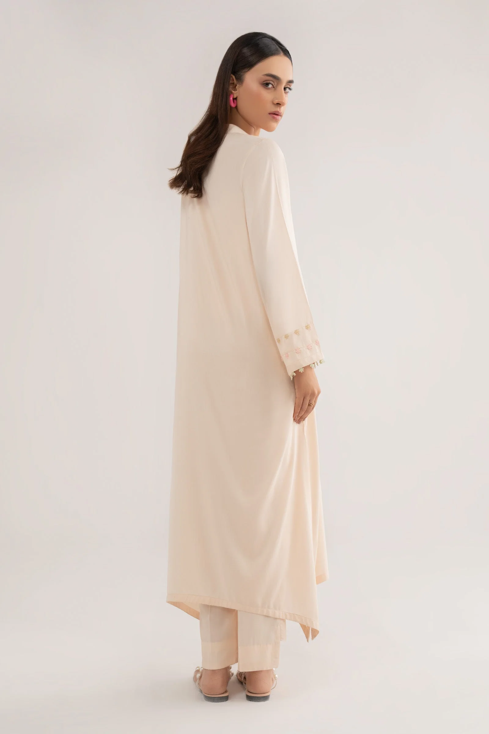 2 Pc Dyed Arabic Lawn Suit - Image 7