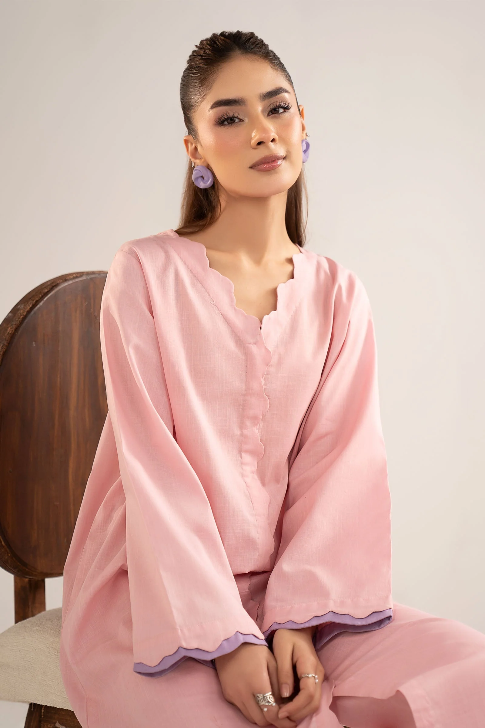 2 Pc Dyed Crosshatch Suit - Image 4