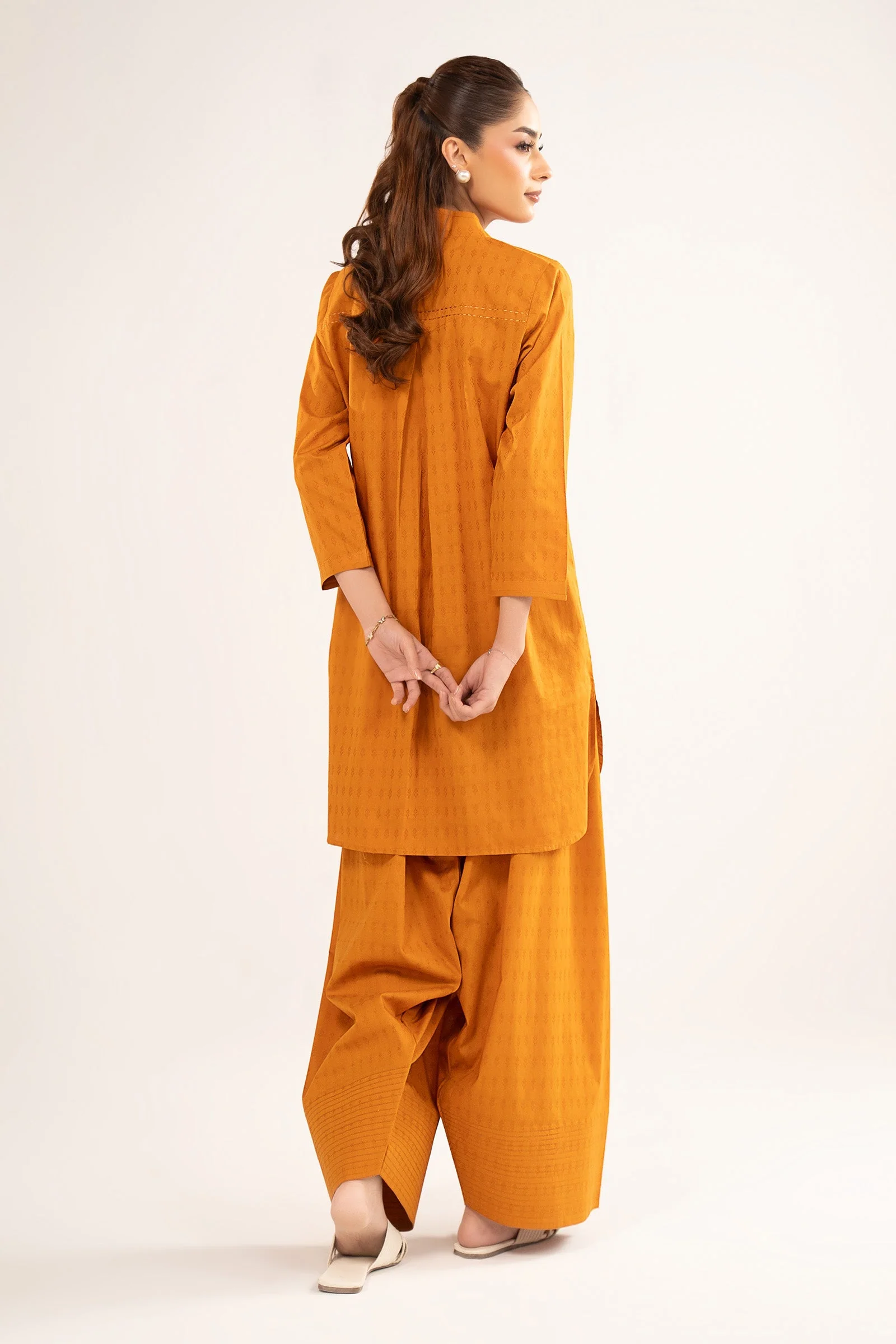2 Pc Dyed Dobby Cotton Suit - Image 6