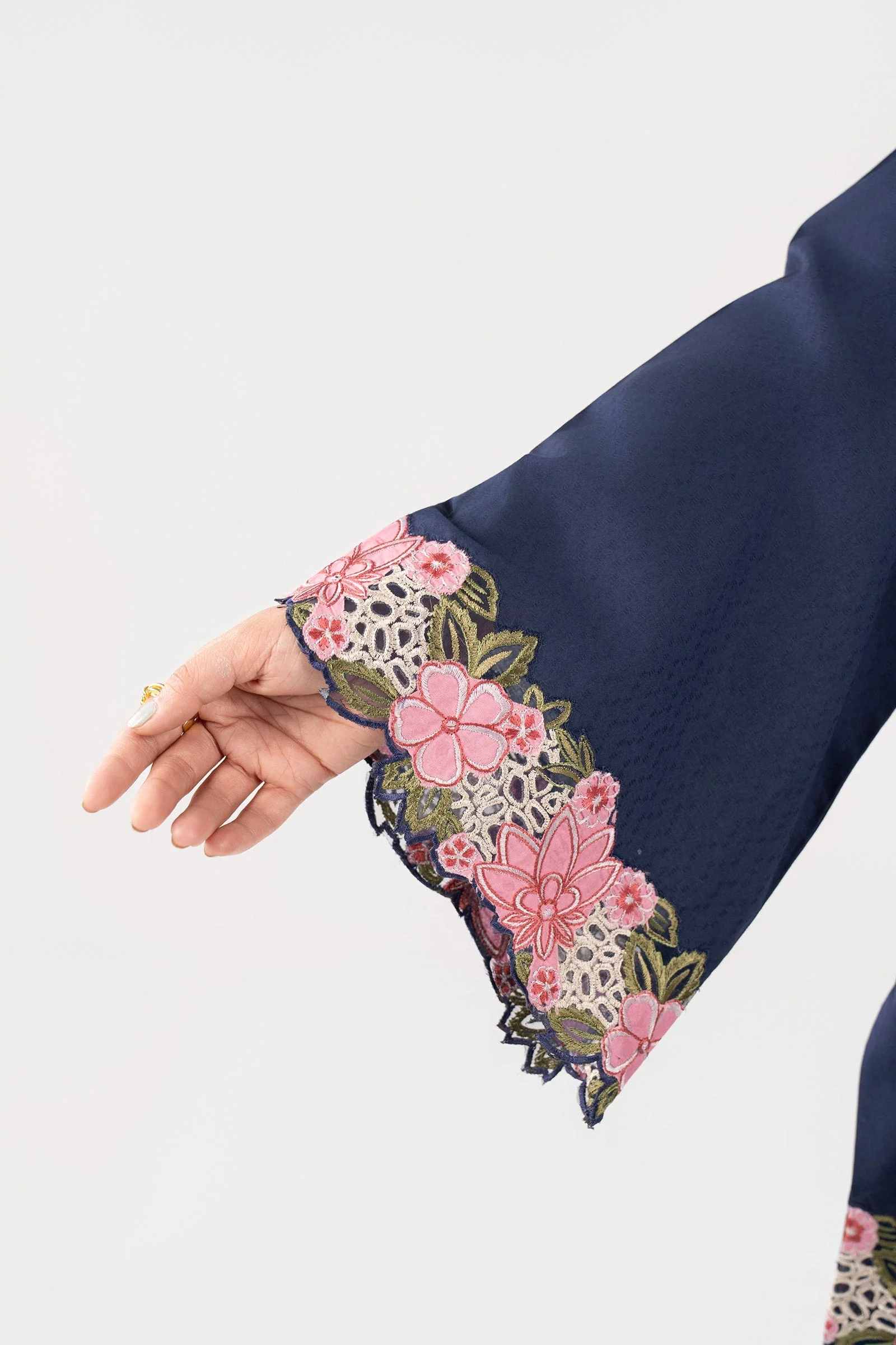 2 Pc Embroidered Dobby Cotton Suit - Image 6