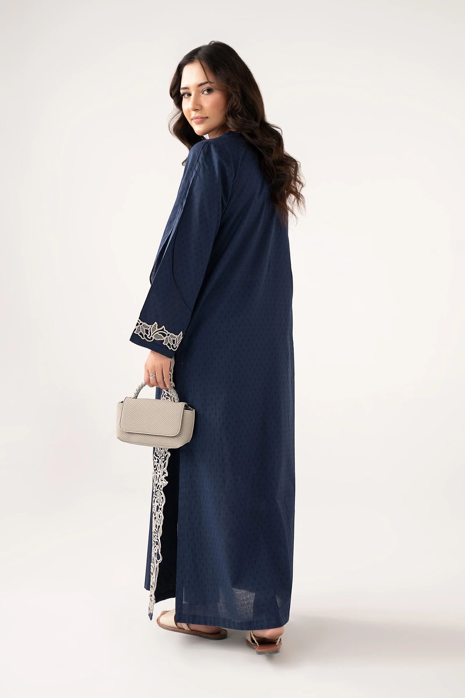 2 Pc Embroidered Dobby Cotton Suit - Image 8