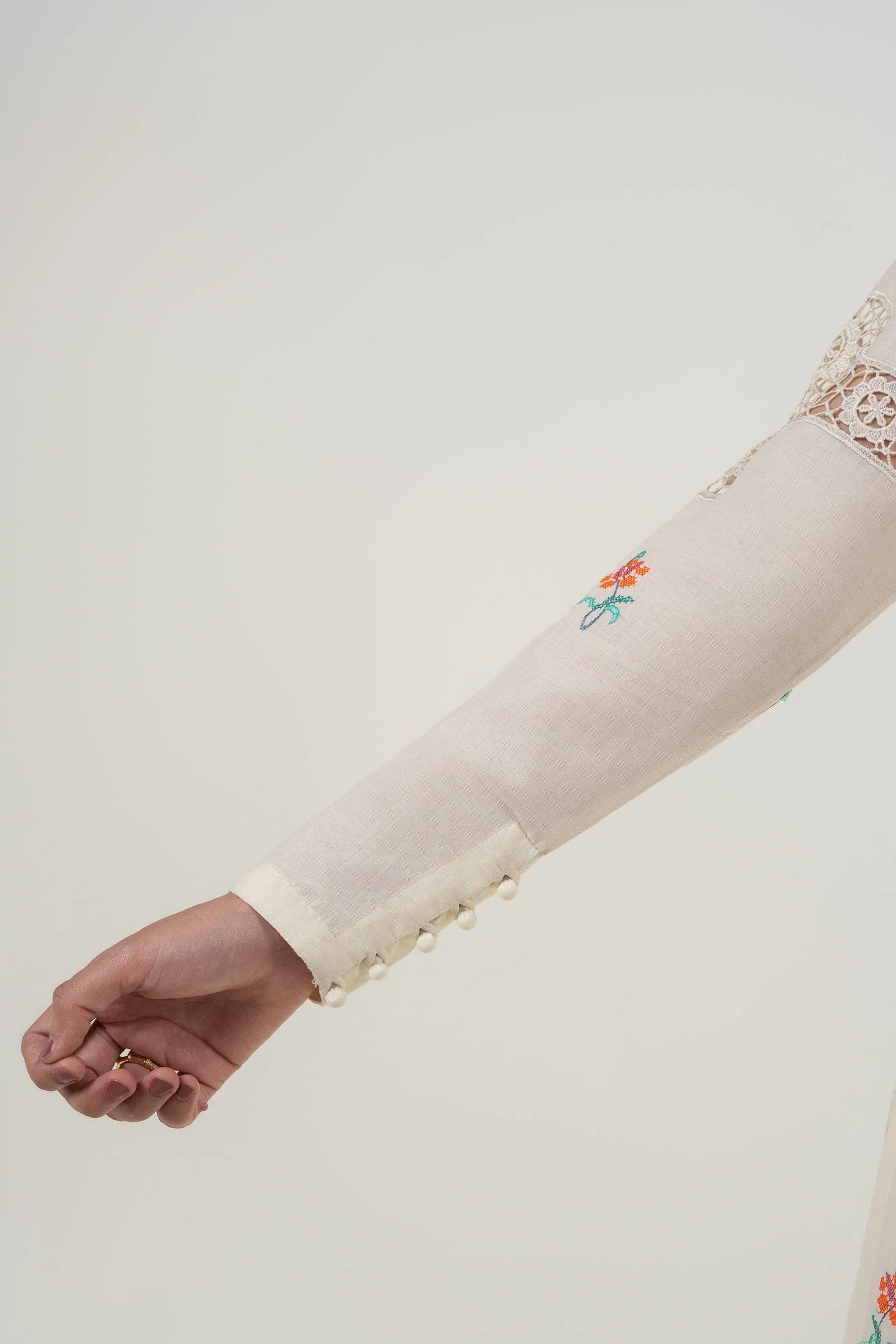 2 Pc Embroidered Dobby Suit - Image 4