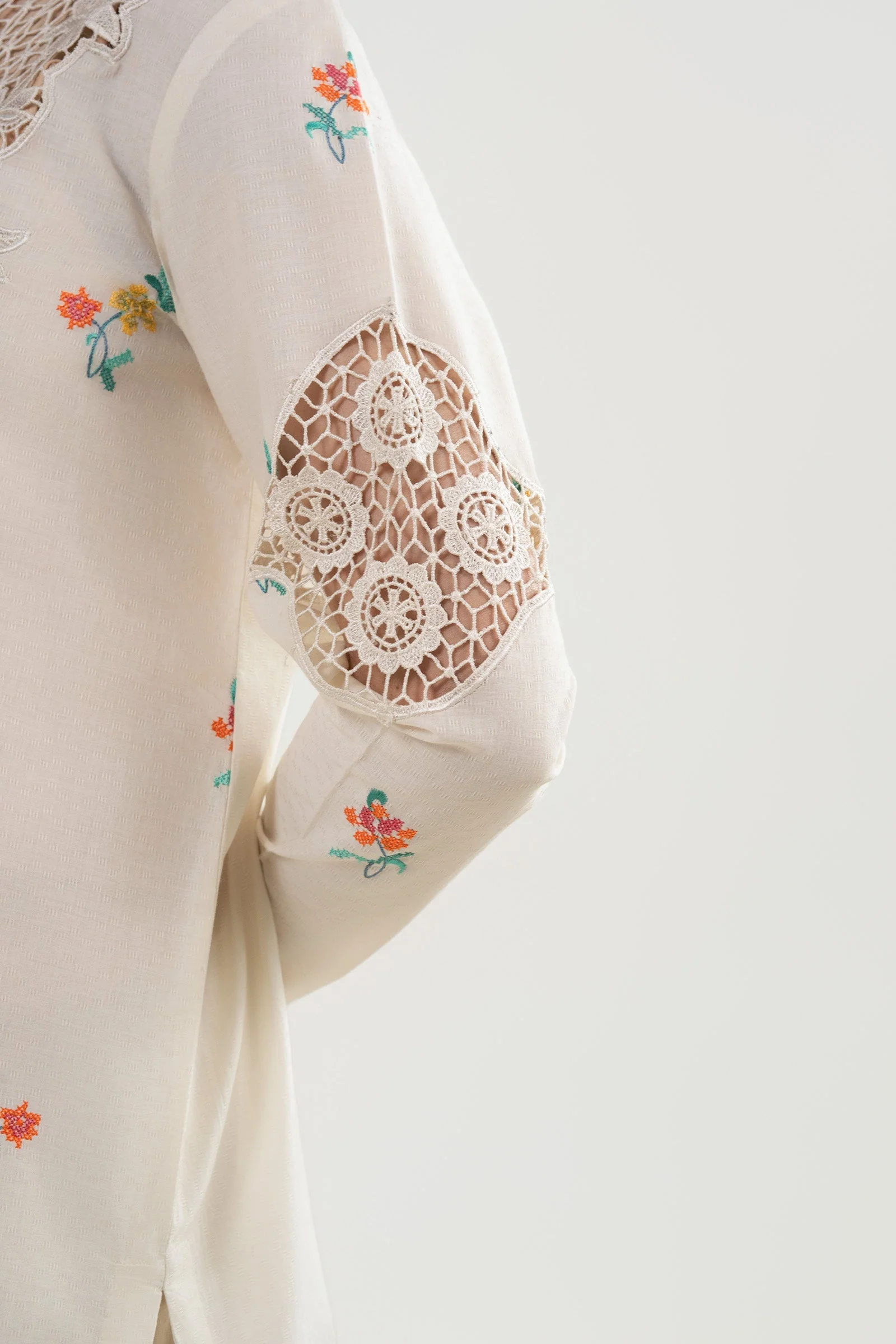2 Pc Embroidered Dobby Suit - Image 5