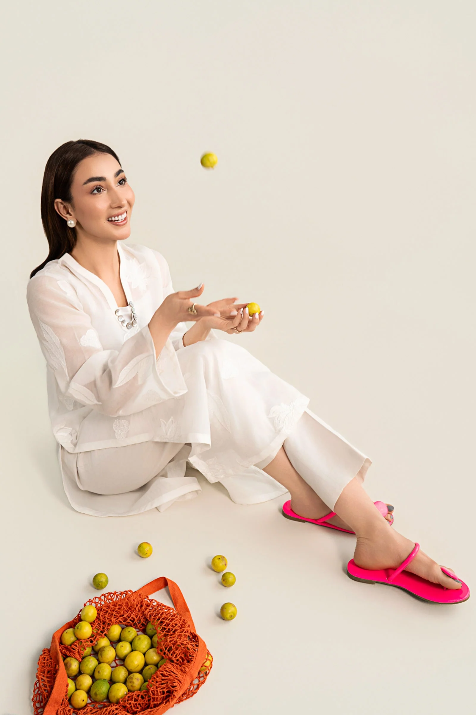 Embroidered Paper Lawn Shirt - Image 2