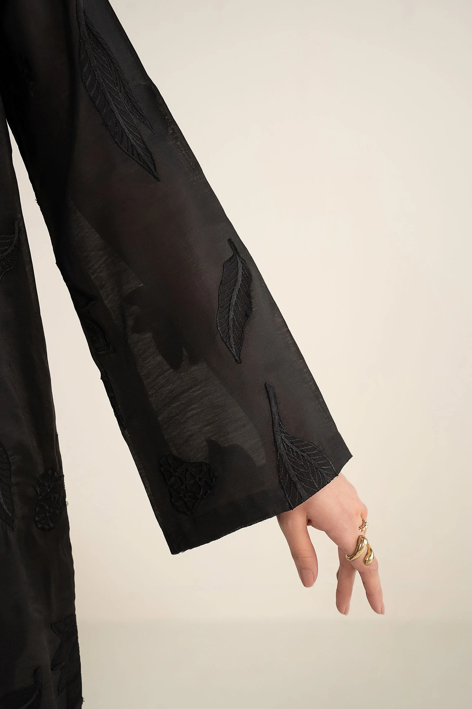 Embroidered Paper Lawn Shirt - Image 7