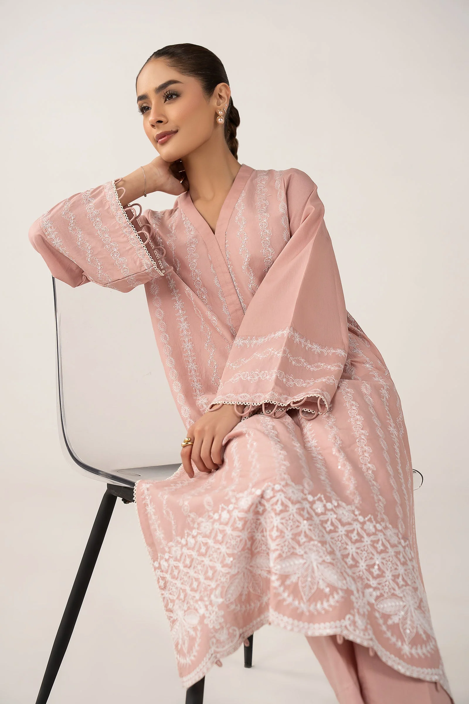 2 Pc Embroidered Lawn Suit - Image 4