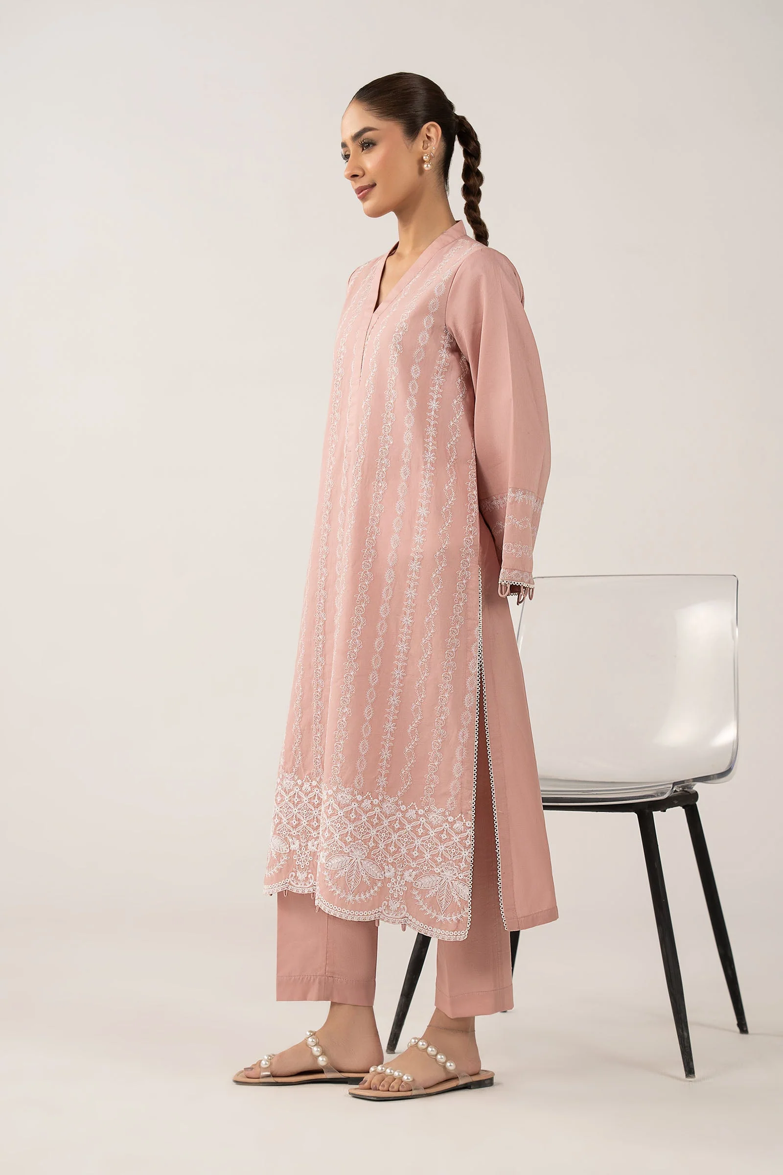 2 Pc Embroidered Lawn Suit - Image 6