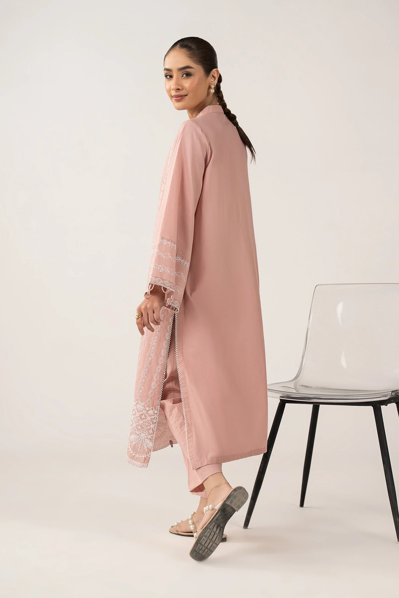 2 Pc Embroidered Lawn Suit - Image 7