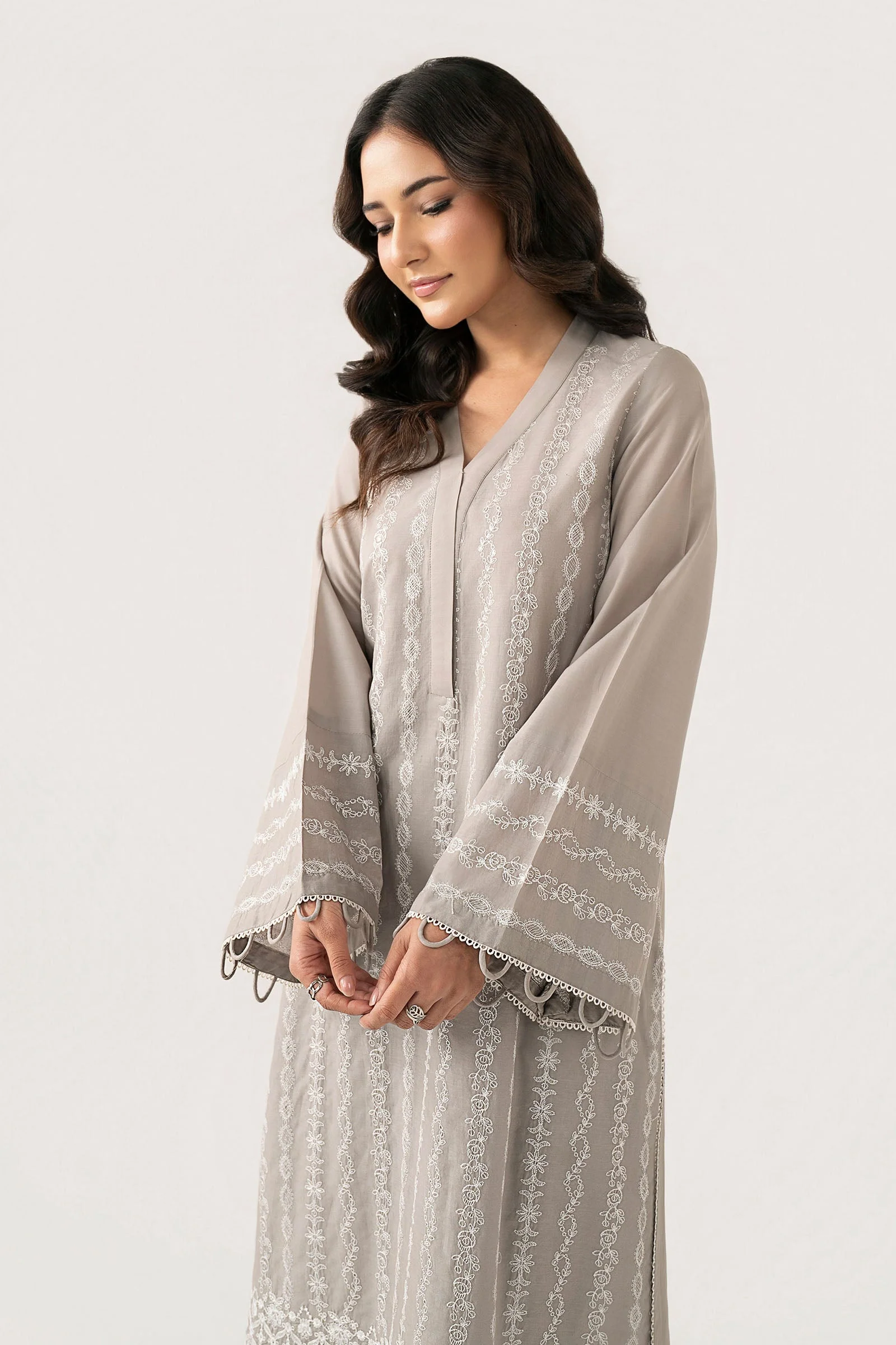 2 Pc Embroidered Lawn Suit - Image 4
