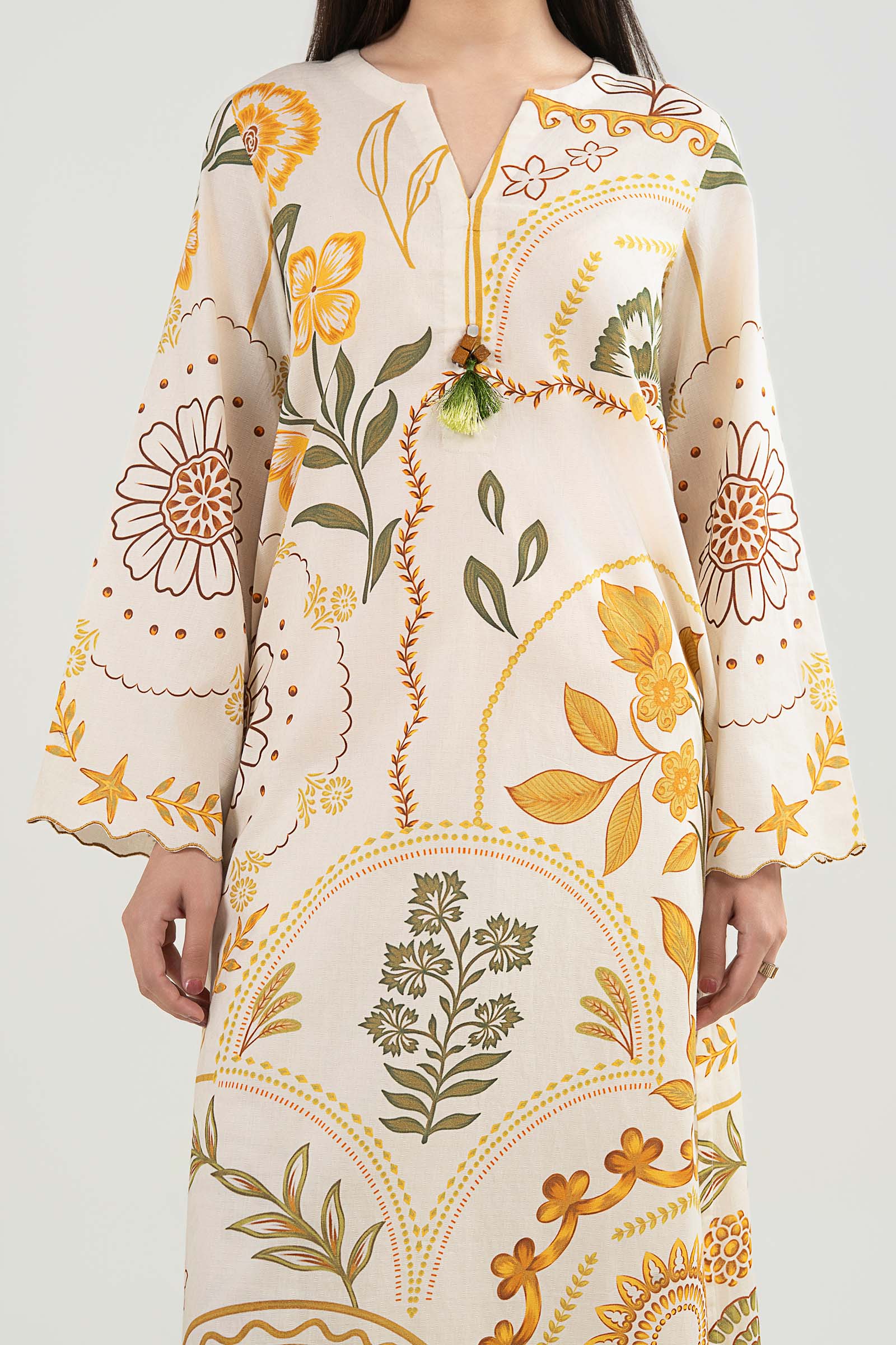 2 Pc Printed Dobby Cotton Suit - Image 4