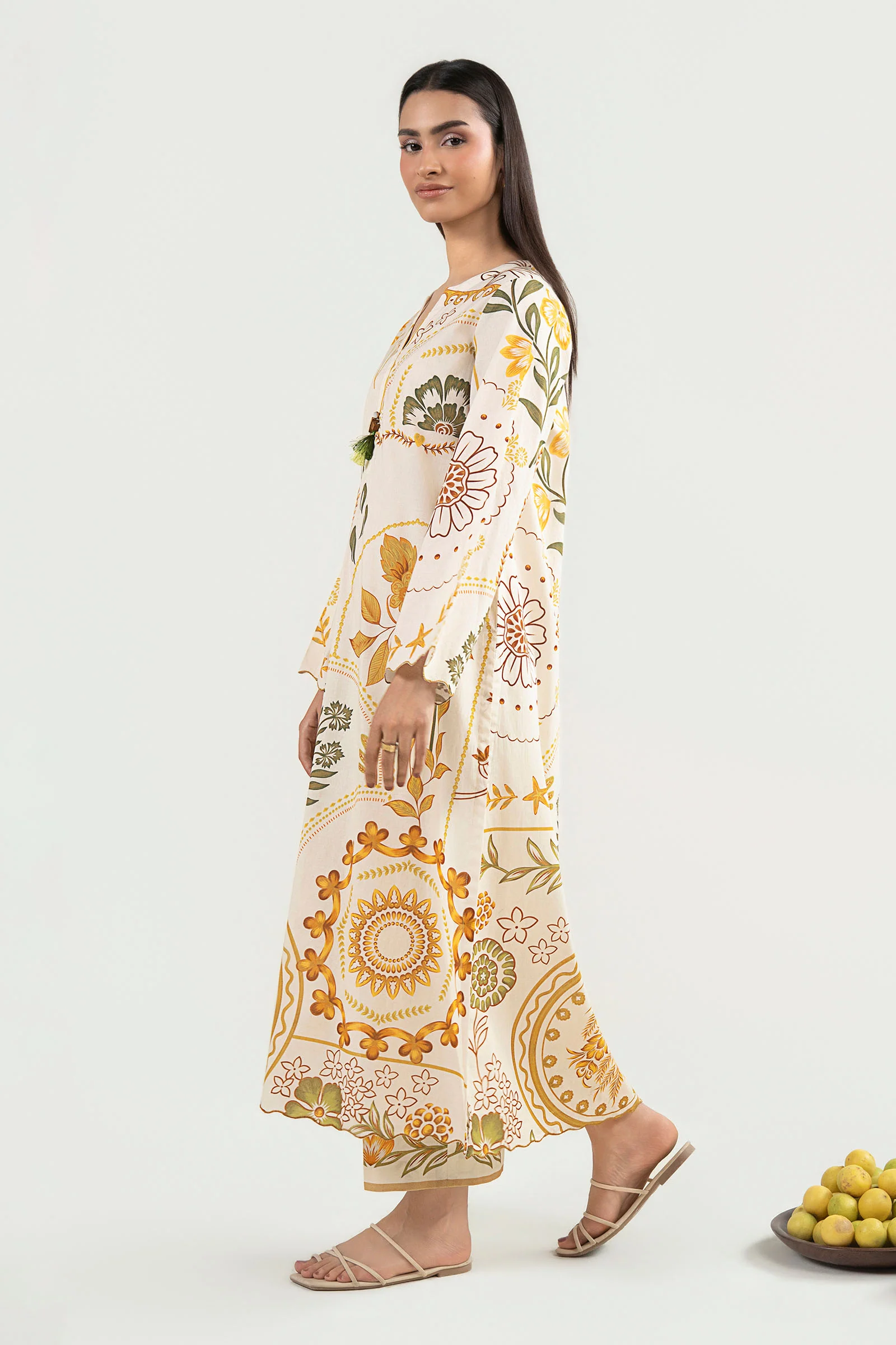 2 Pc Printed Dobby Cotton Suit - Image 5