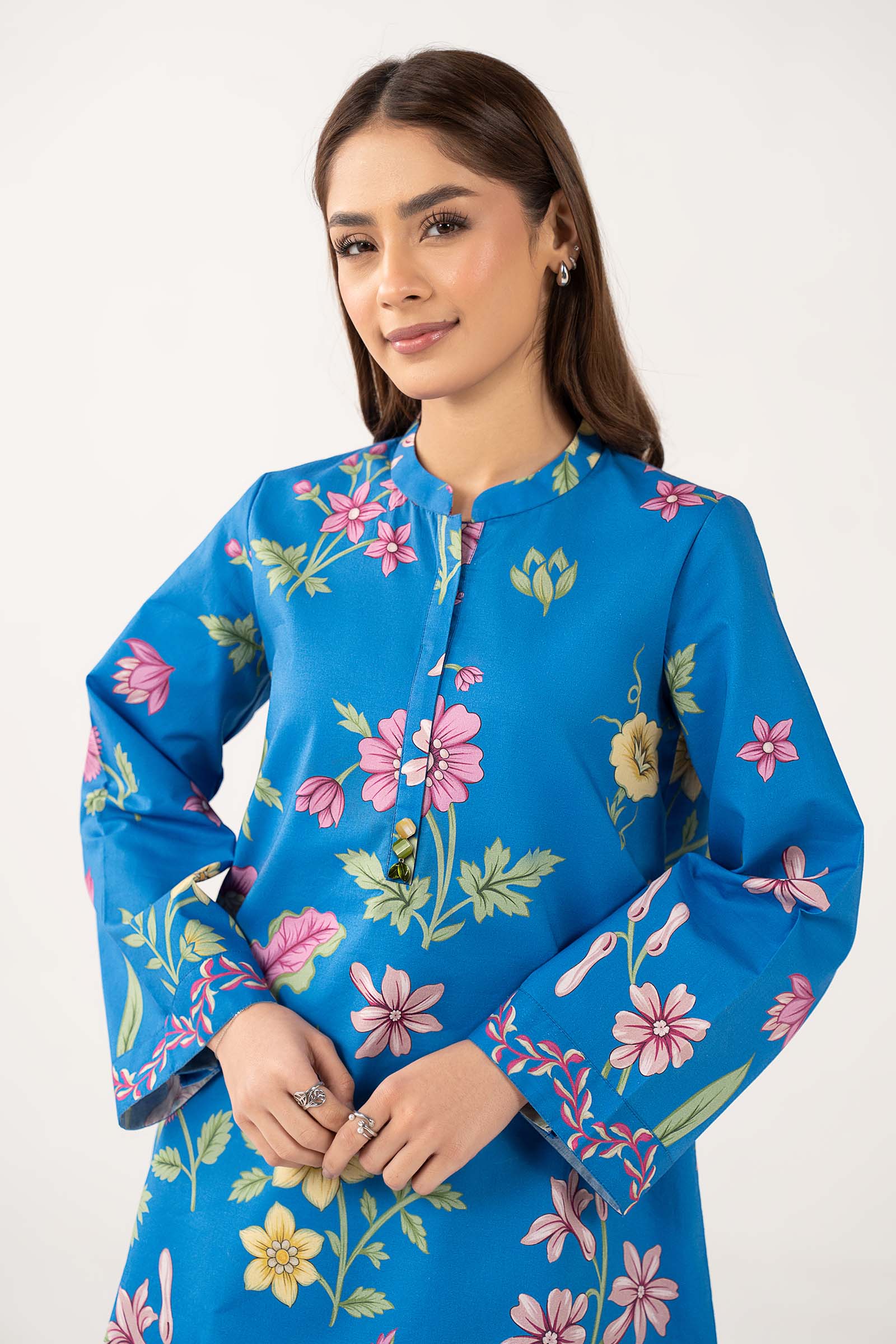 2 Pc Printed Arabic Lawn Suit - Image 3