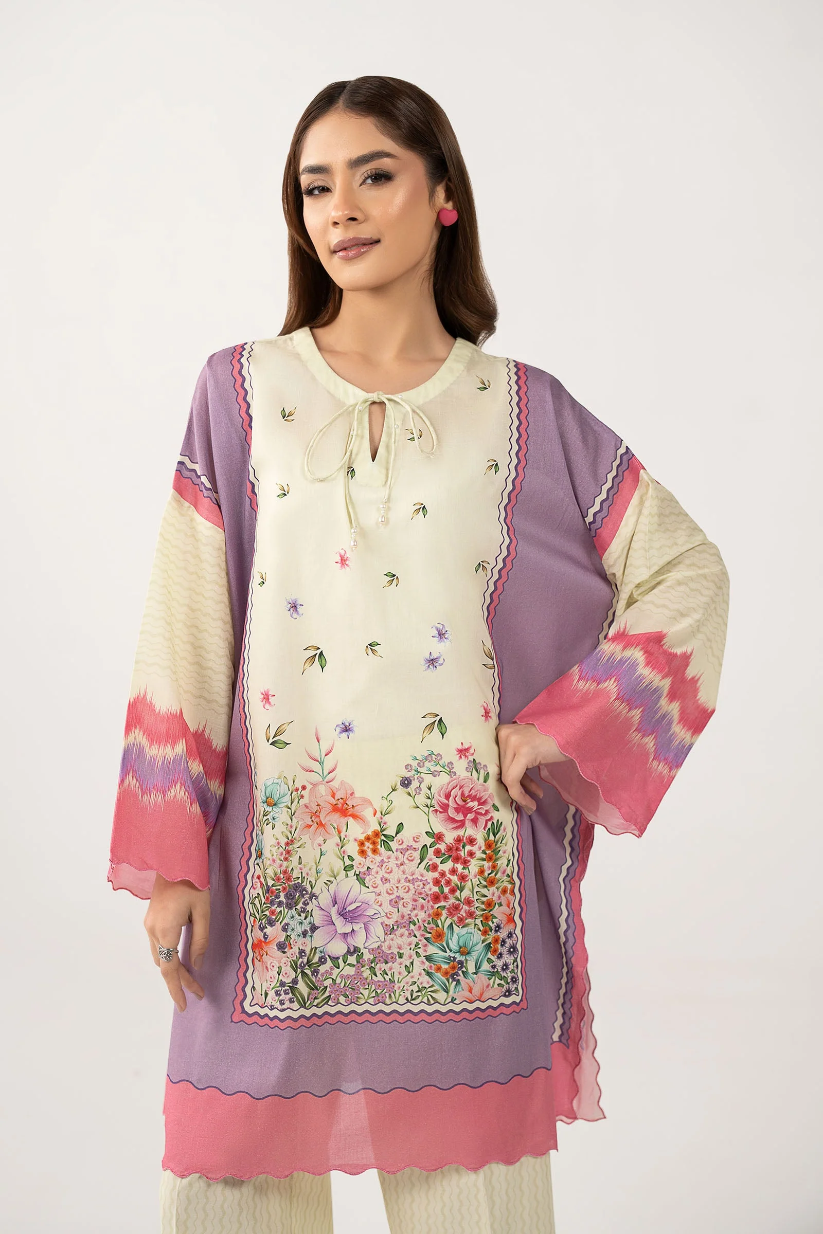 2 Pc Printed Lawn Suit