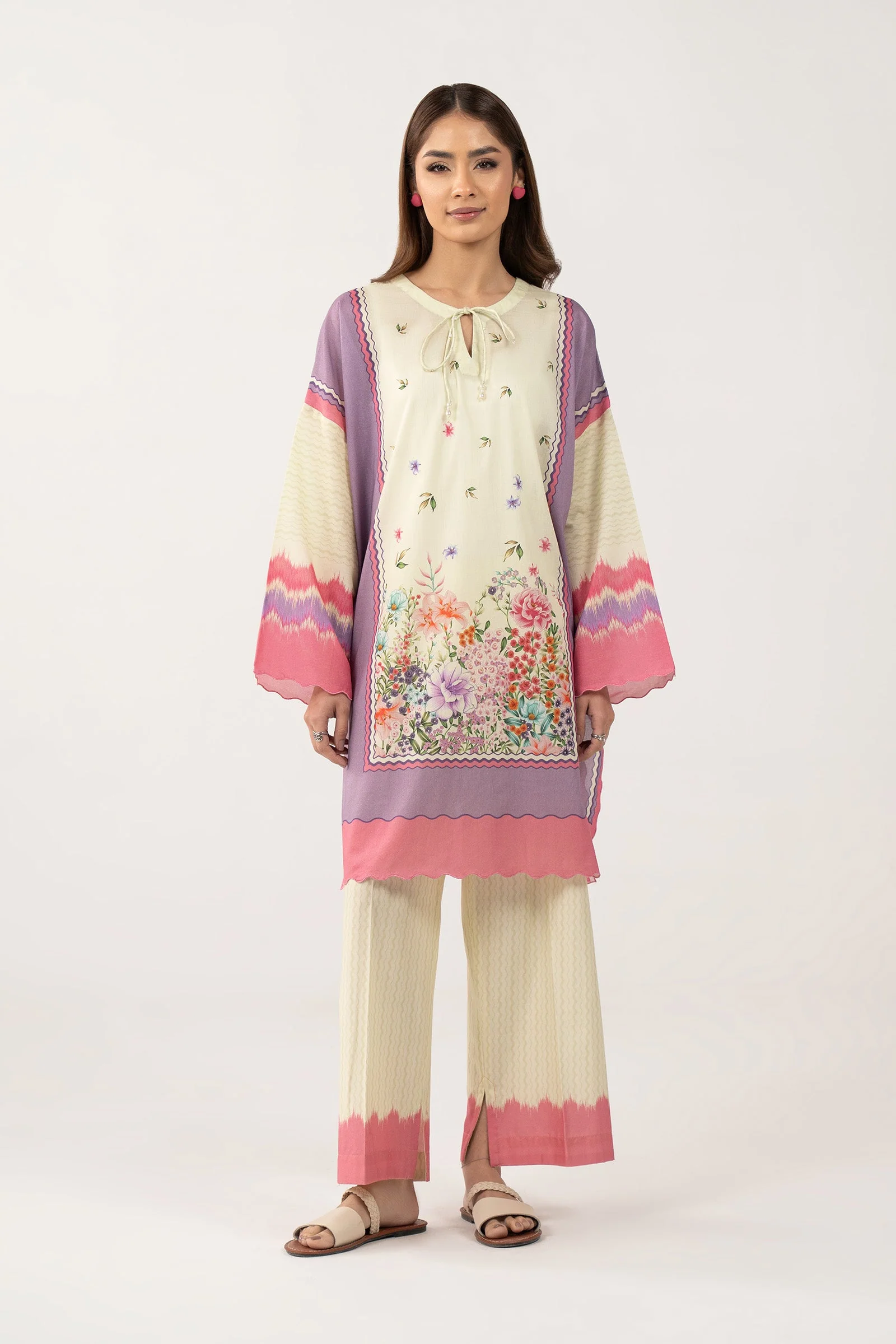 2 Pc Printed Lawn Suit - Image 2