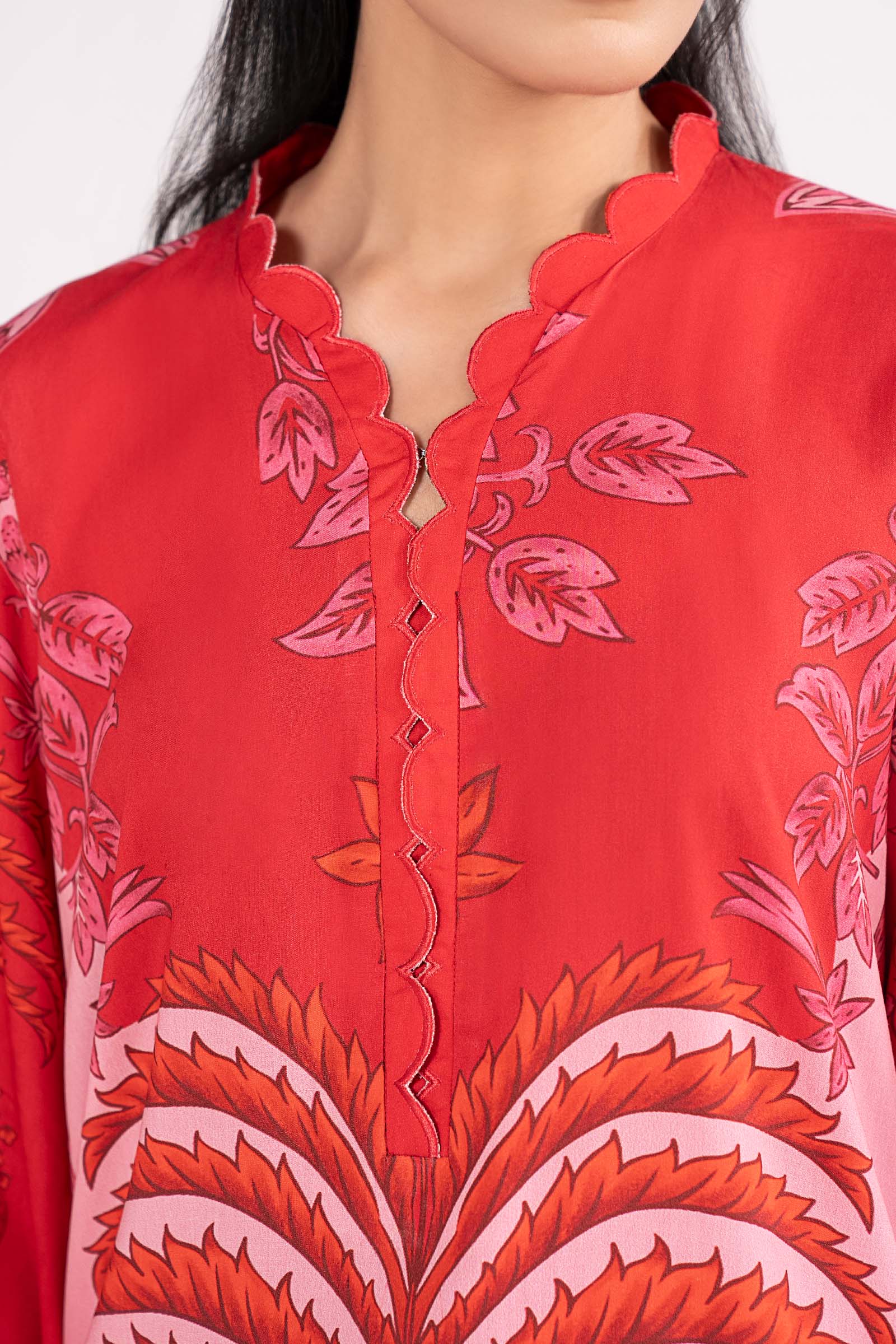 2 Pc Printed Arabic Lawn Suit - Image 5