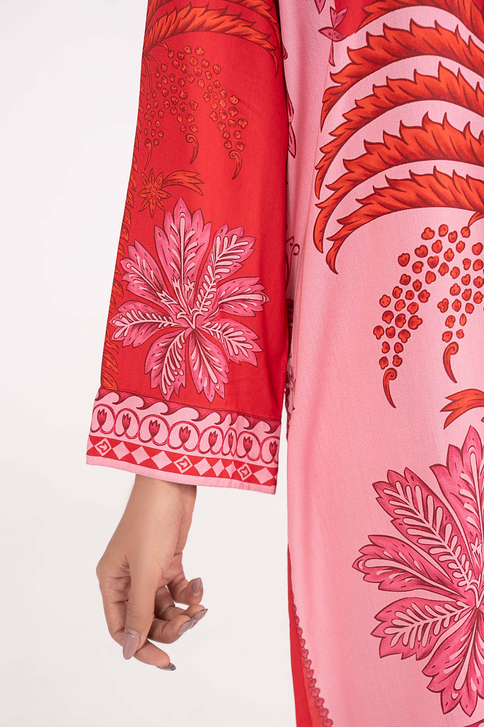 2 Pc Printed Arabic Lawn Suit - Image 6