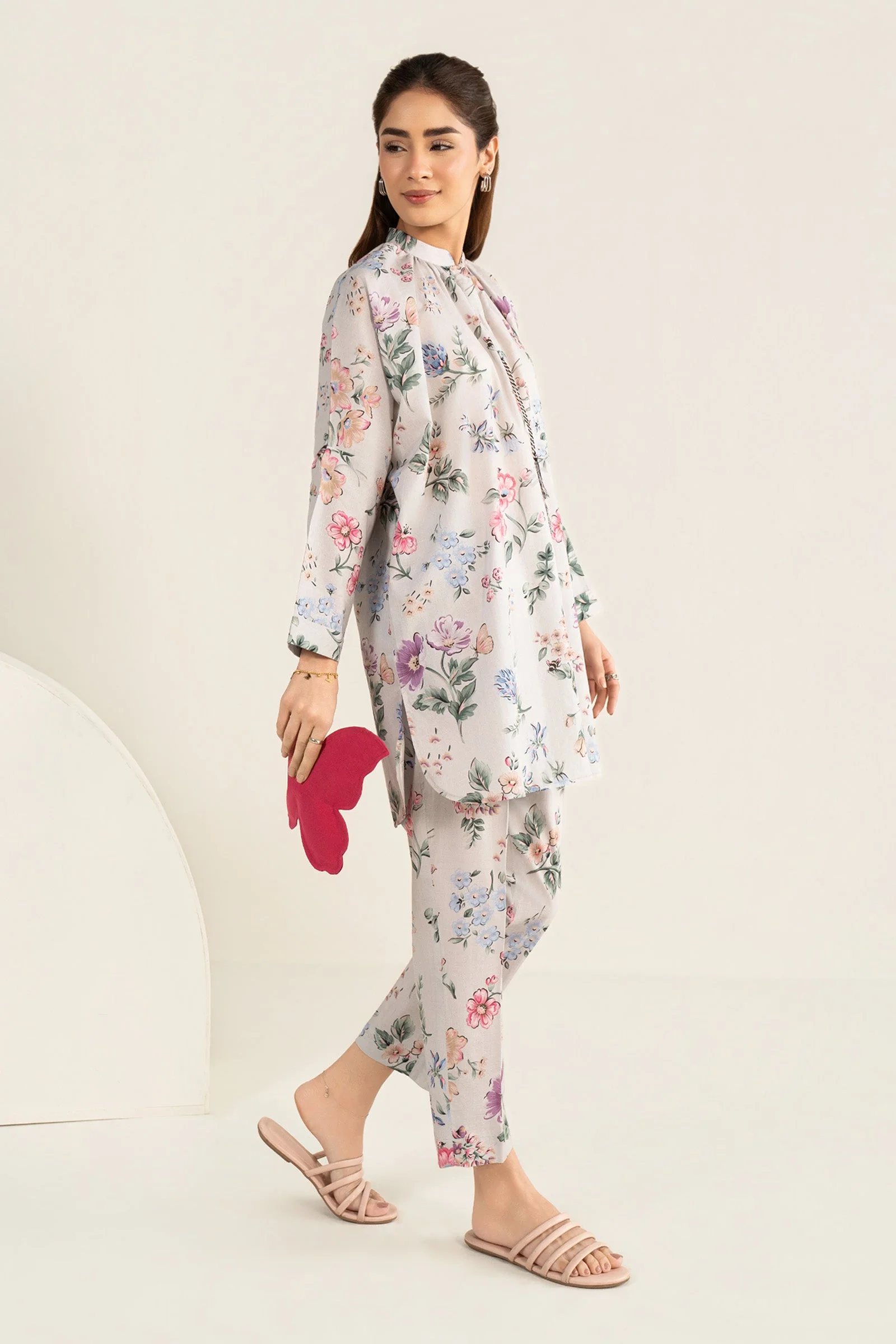 2 Pc Printed Dobby Suit - Image 6