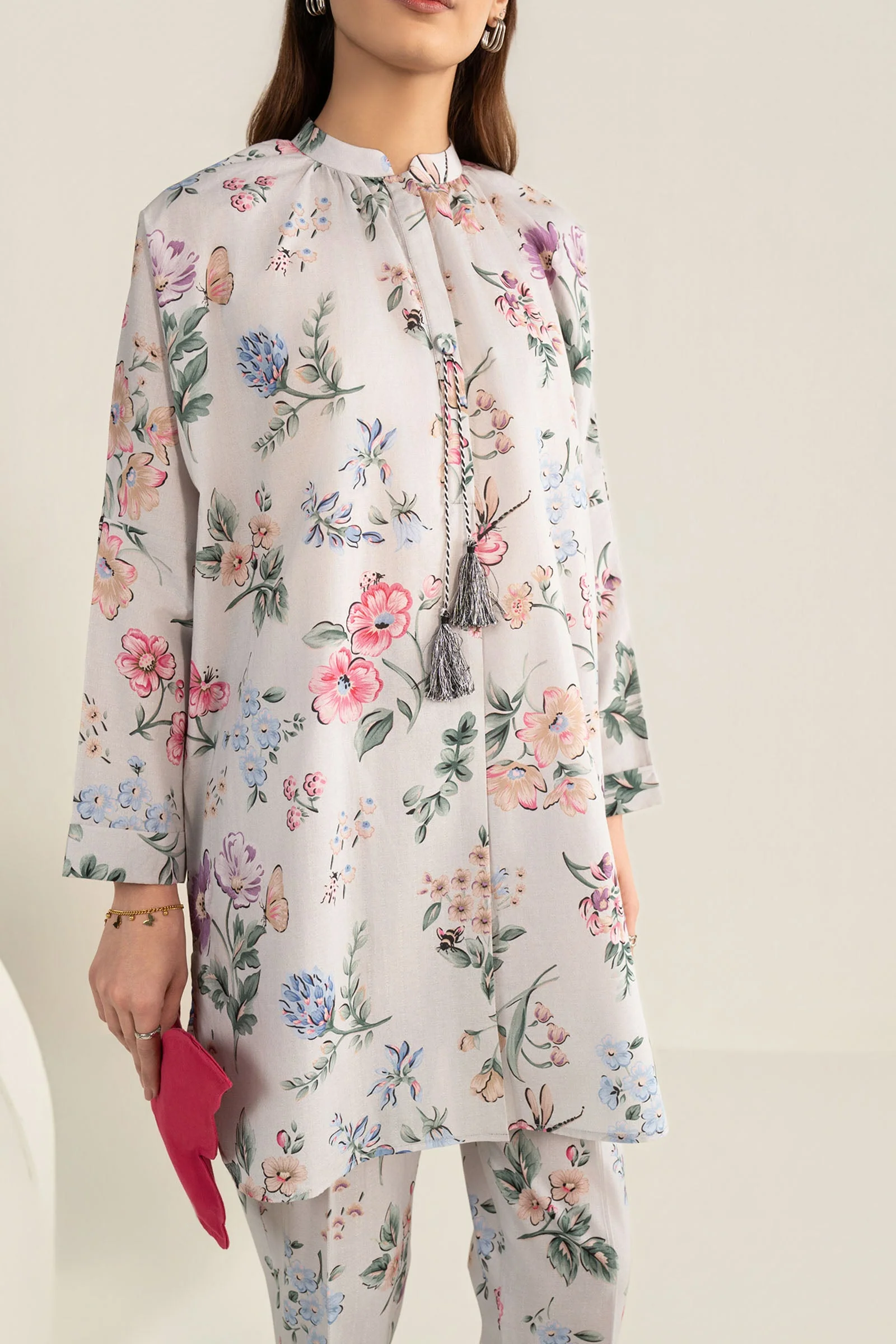 2 Pc Printed Dobby Suit - Image 7