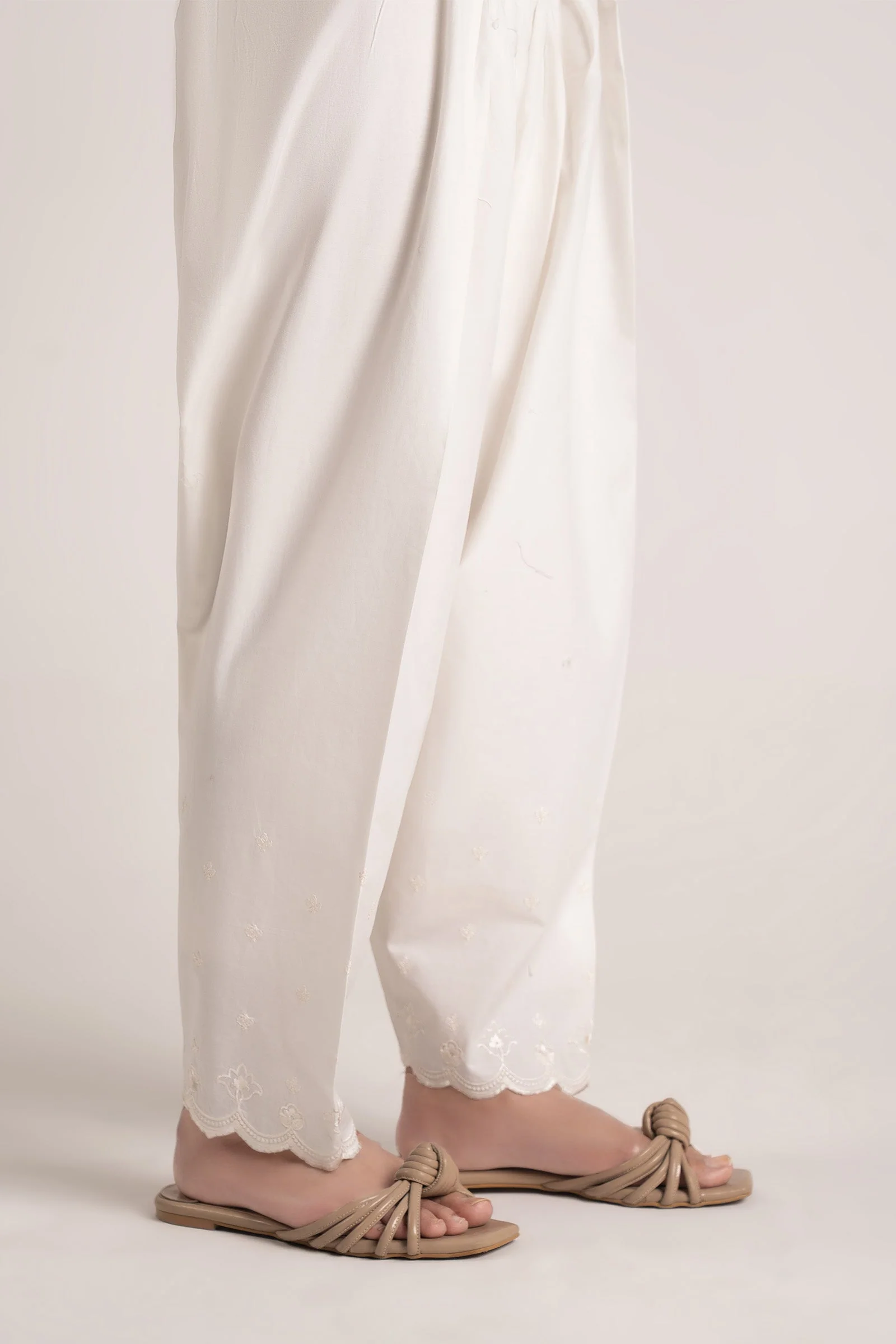 Embroidered Cambric Shalwar - Image 3