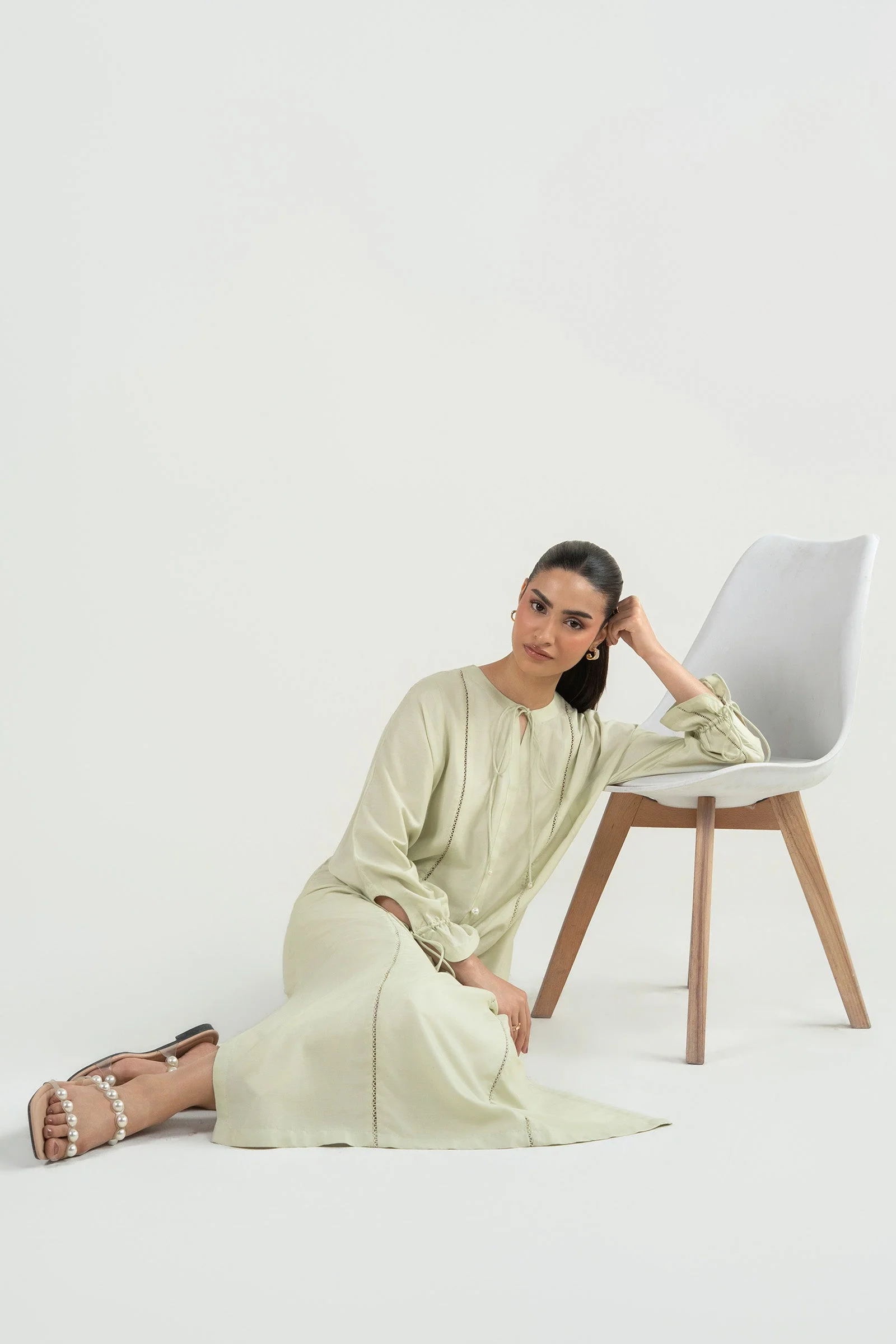 Dyed Slub Lawn Shirt - Image 2
