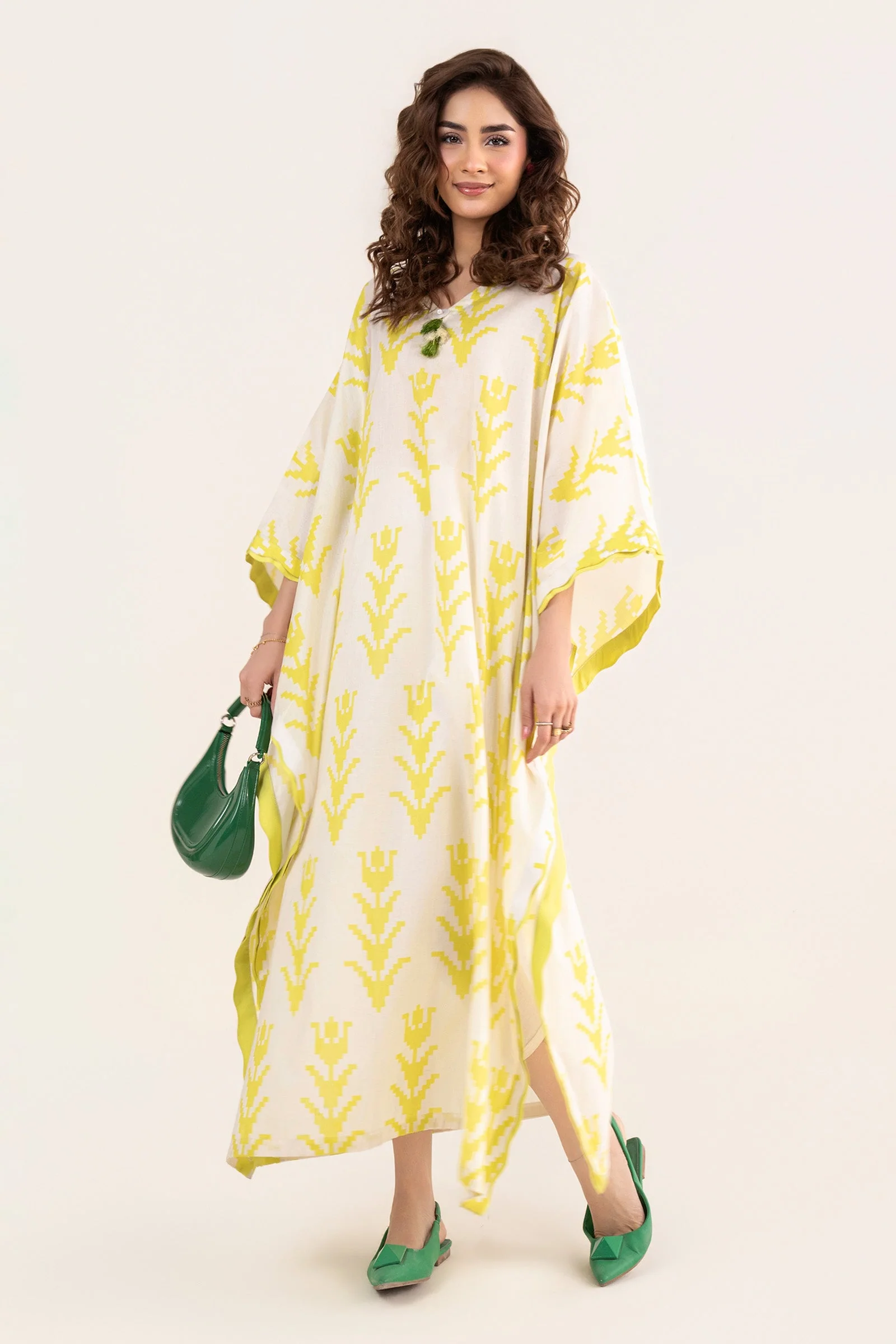 Printed Lawn Kaftan
