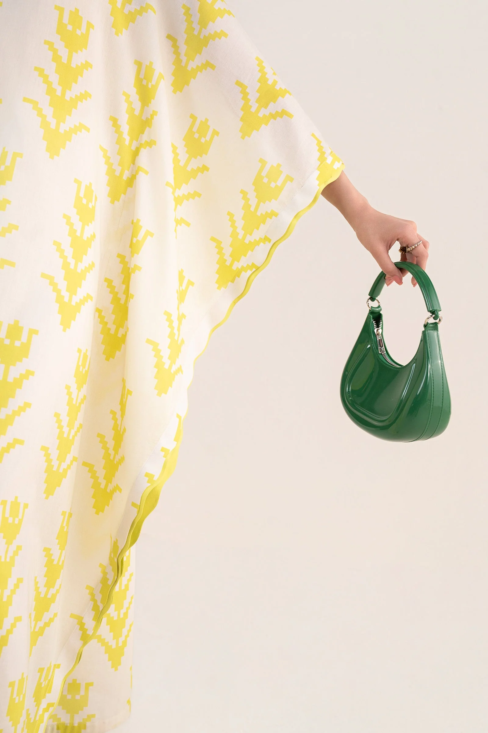 Printed Lawn Kaftan - Image 7