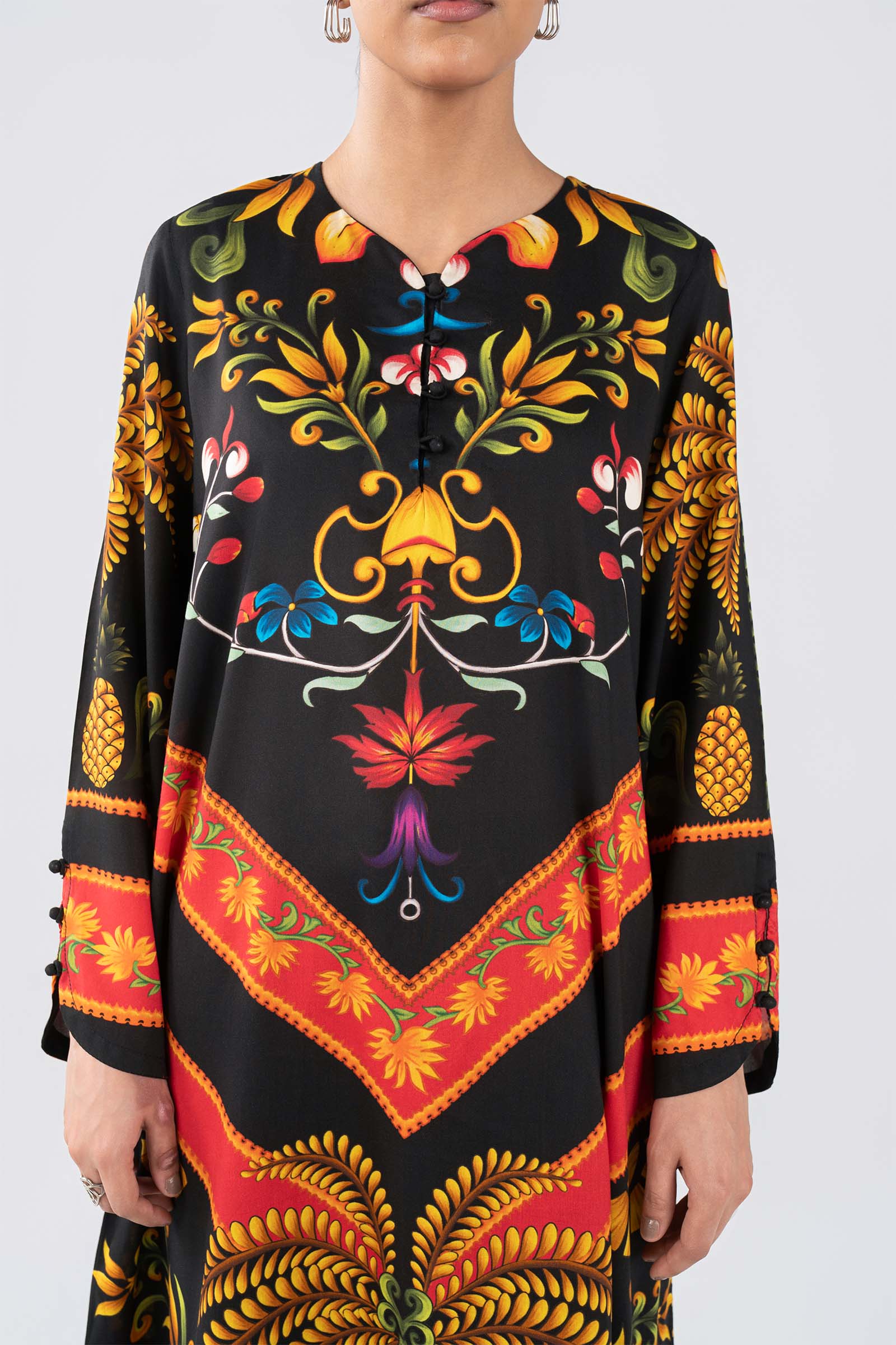 Printed Arabic Lawn Shirt - Image 6