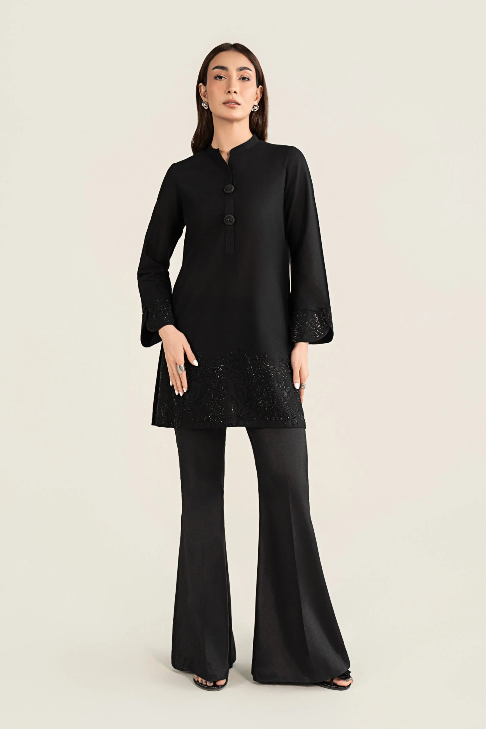 Embellished Lawn Shirt - Image 2