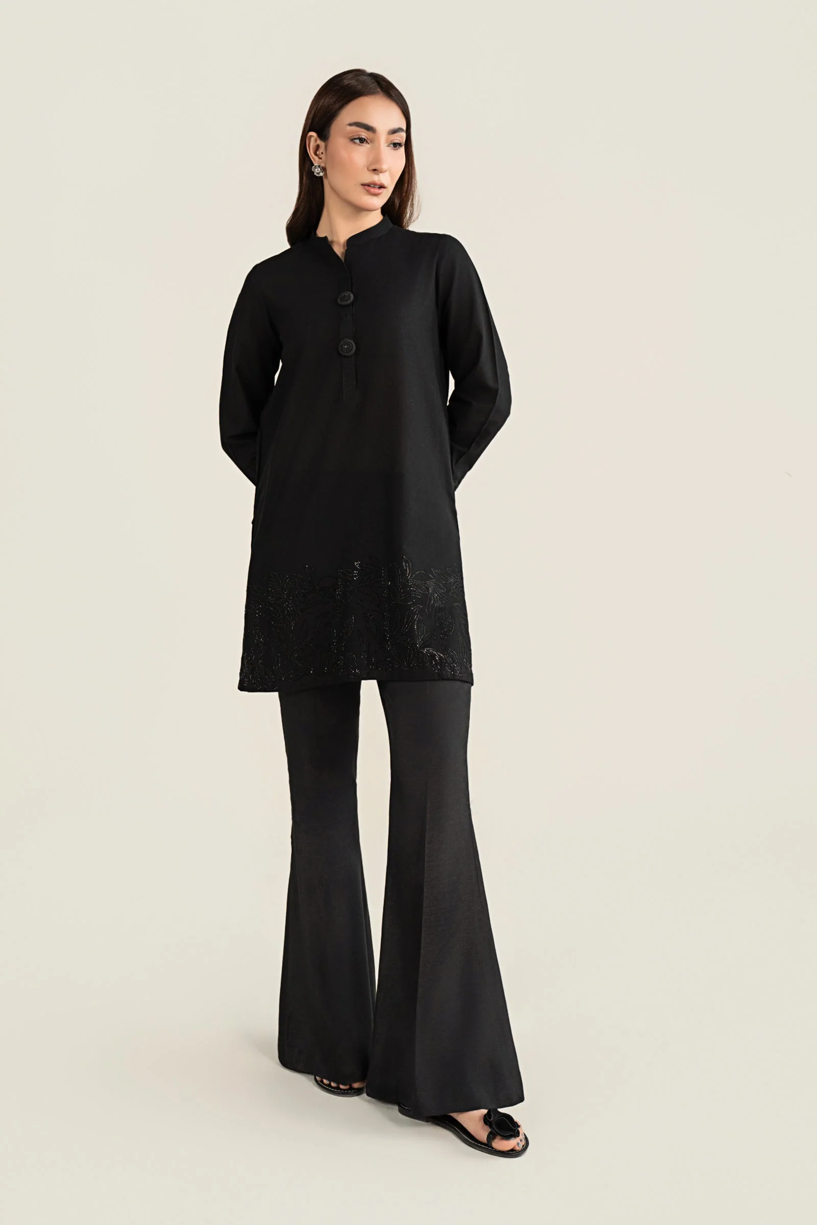 Embellished Lawn Shirt - Image 5