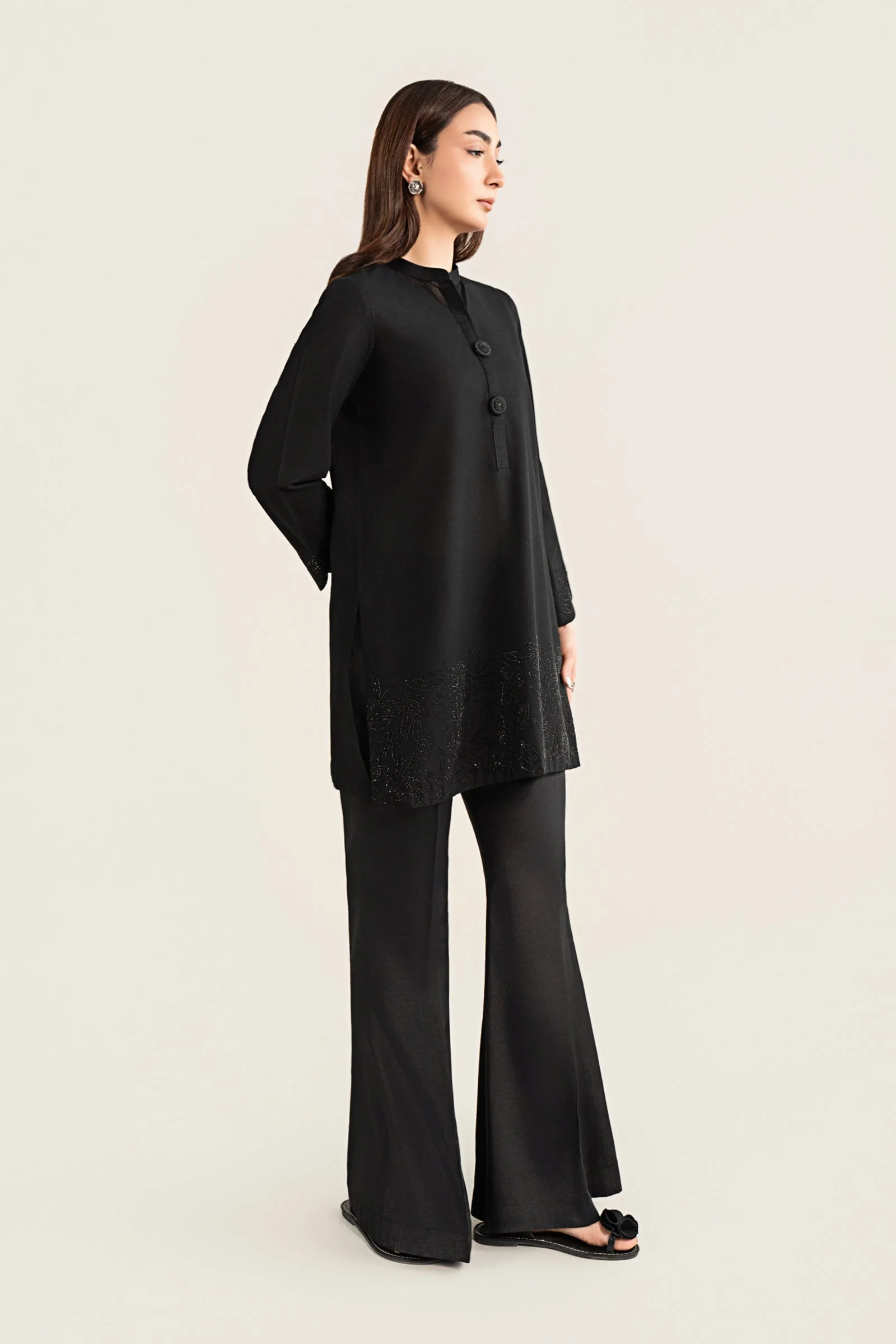 Embellished Lawn Shirt - Image 8