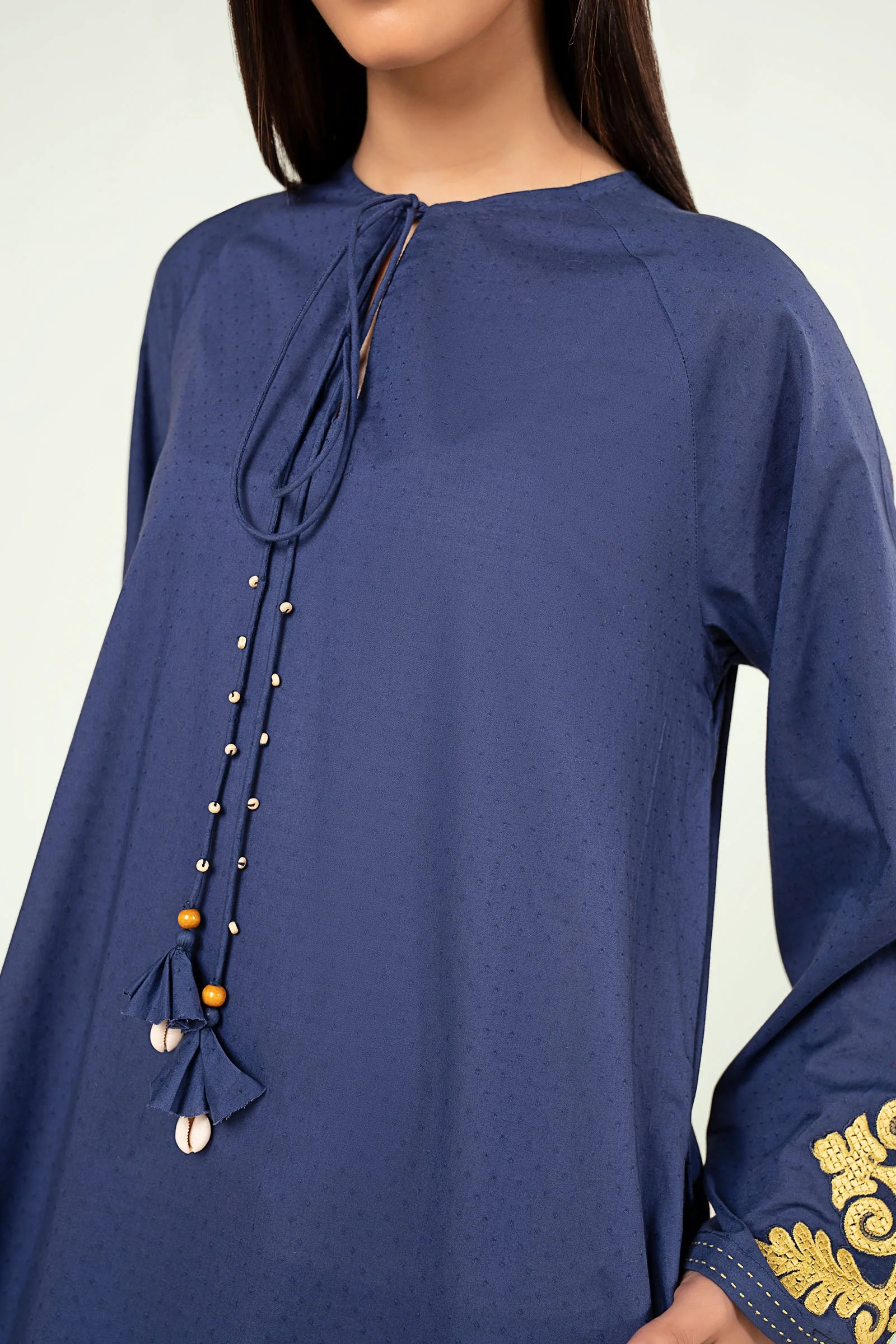 Embroidered Dobby Shirt - Image 4