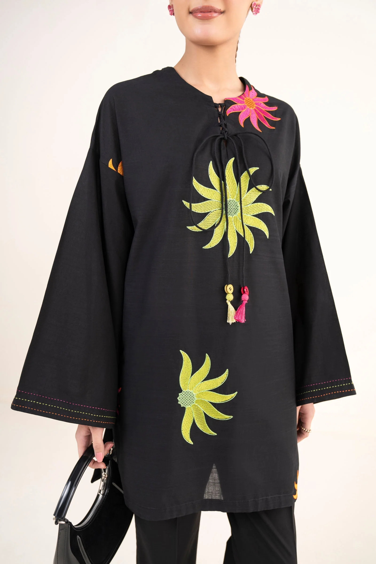 Embroidered Crosshatch Shirt - Image 4