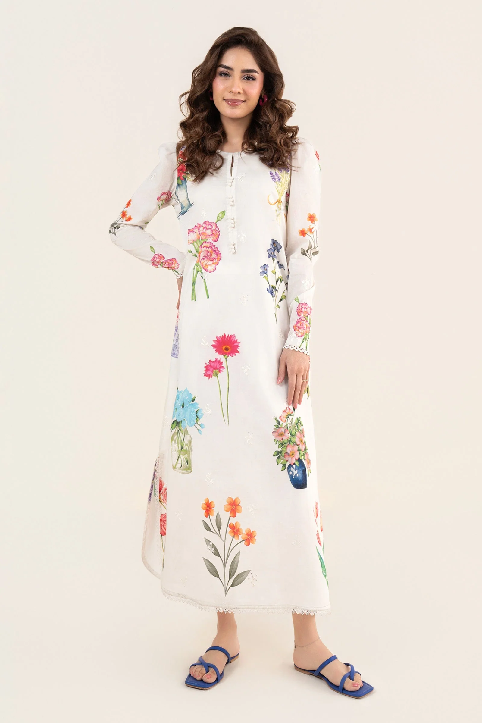 Embroidered Lawn Shirt - Image 5