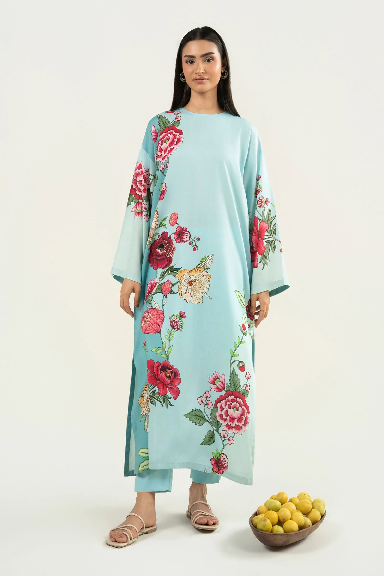 Printed Arabic Lawn Shirt