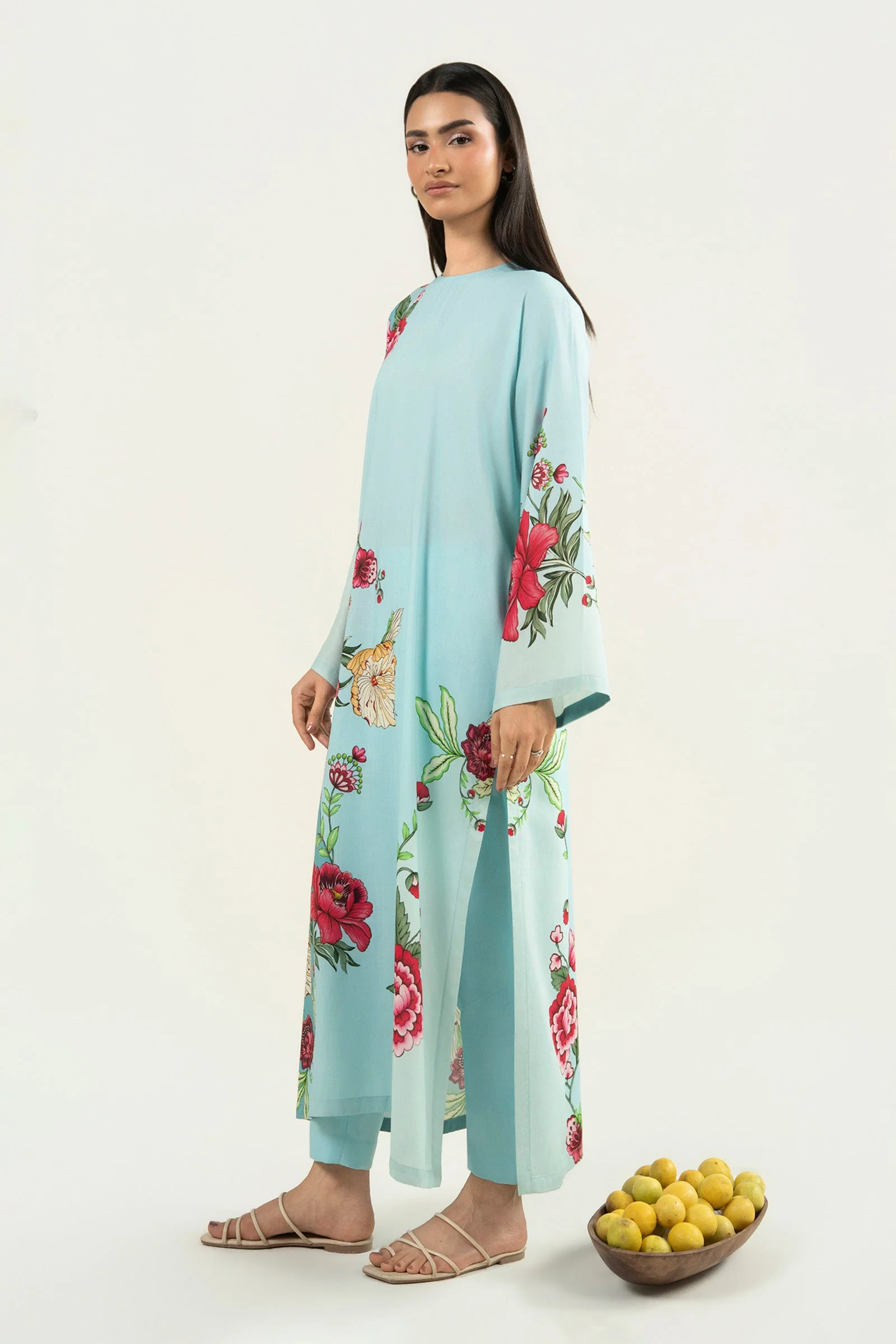 Printed Arabic Lawn Shirt - Image 5