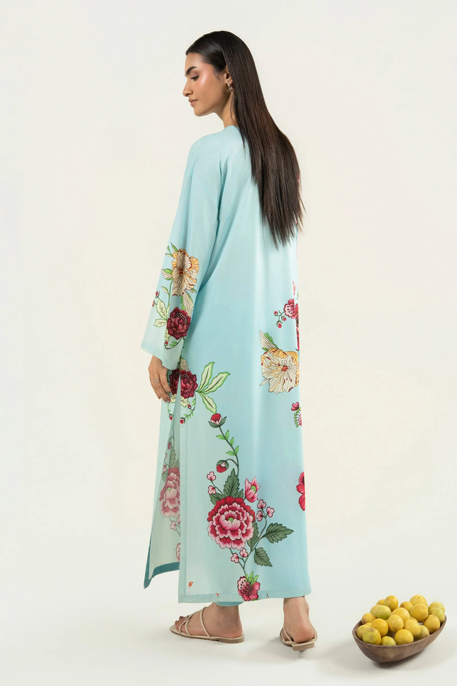 Printed Arabic Lawn Shirt - Image 6