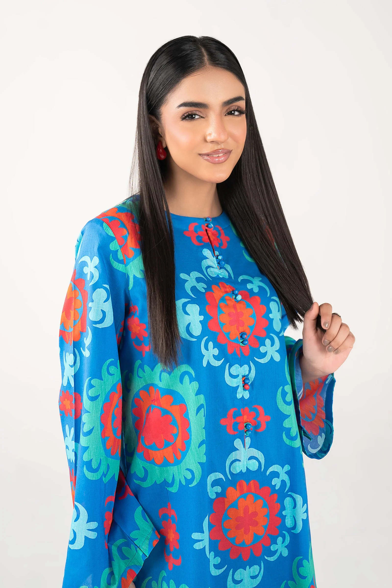 Embroidered Lawn Shirt - Image 2