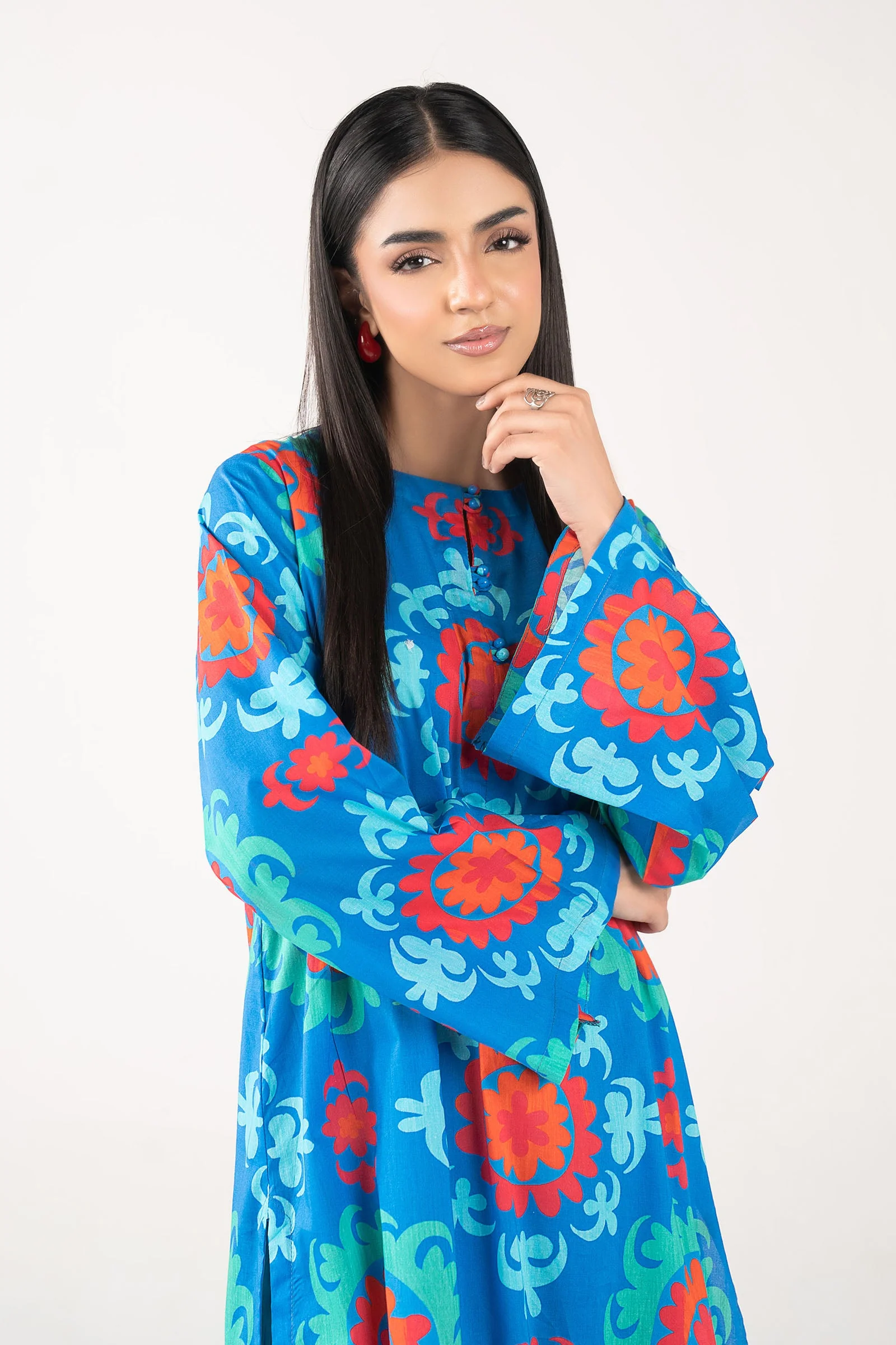 Embroidered Lawn Shirt - Image 3