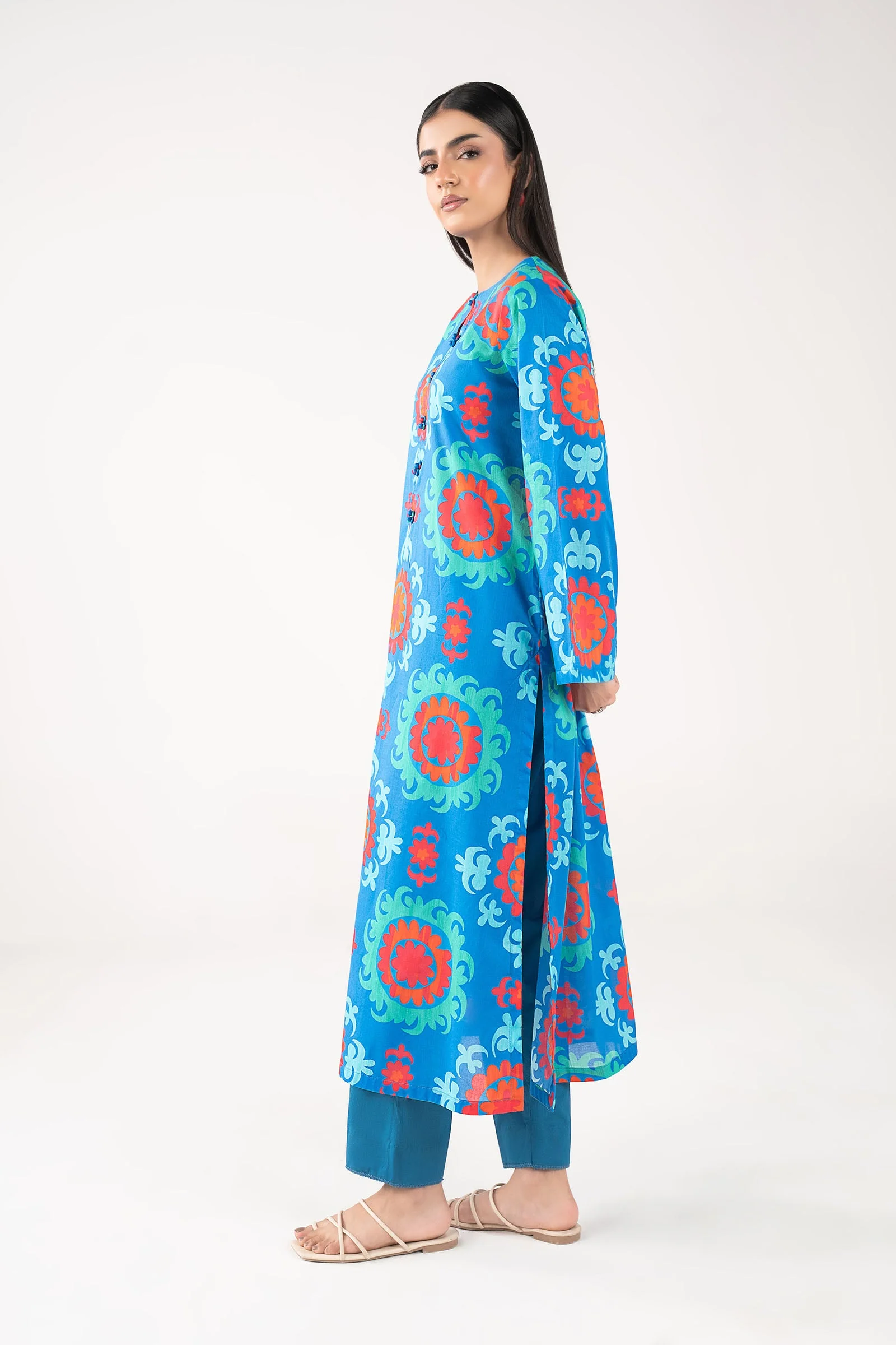 Embroidered Lawn Shirt - Image 6
