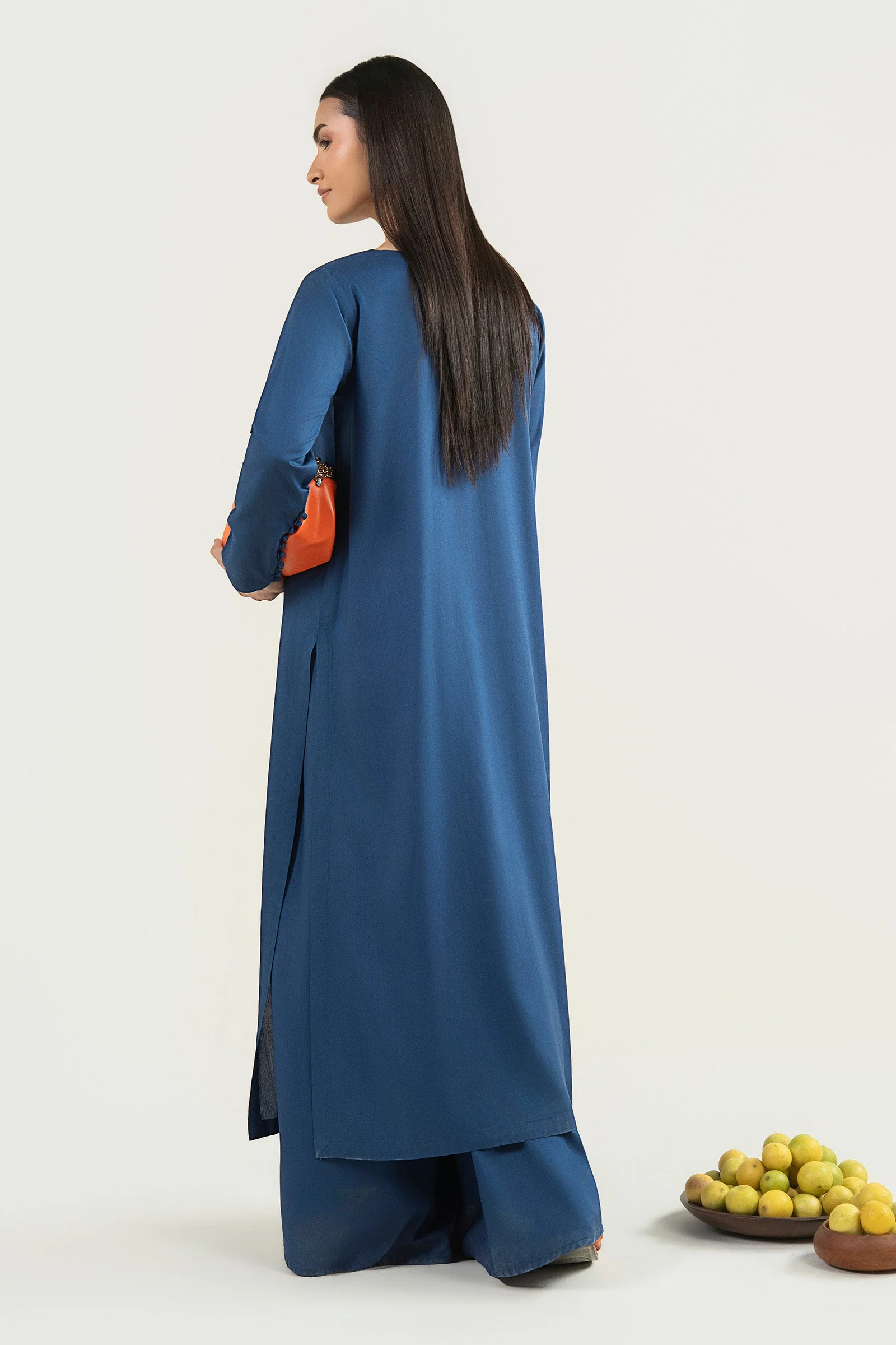 2 Pc Dyed Arabic Lawn Suit - Image 7