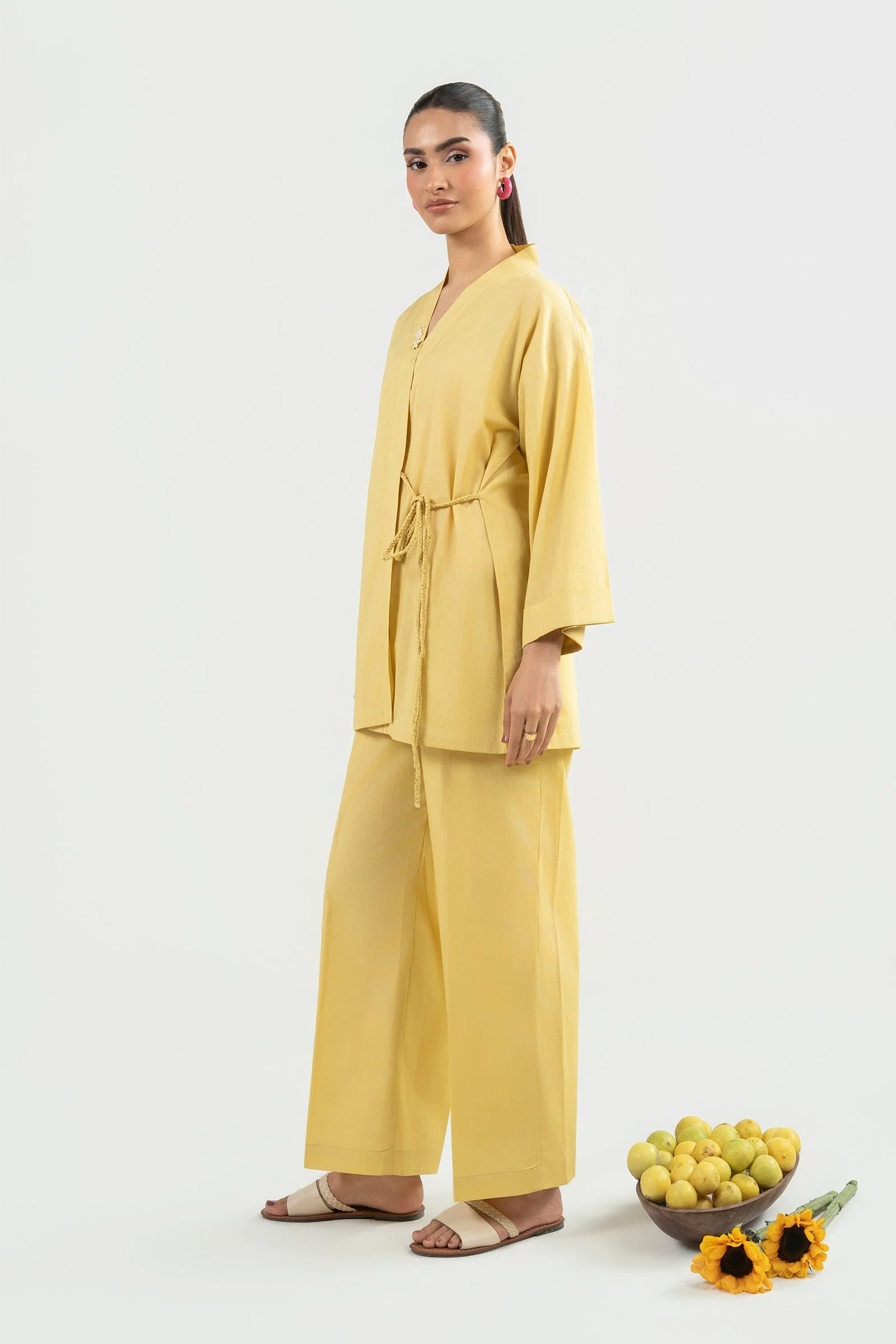 2 Pc Dyed Cotton Dobby Suit - Image 4