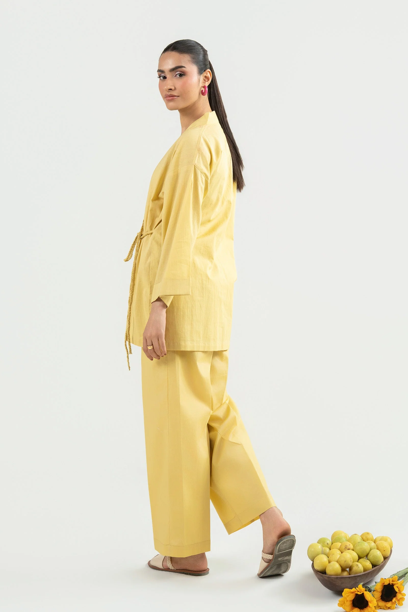 2 Pc Dyed Cotton Dobby Suit - Image 5