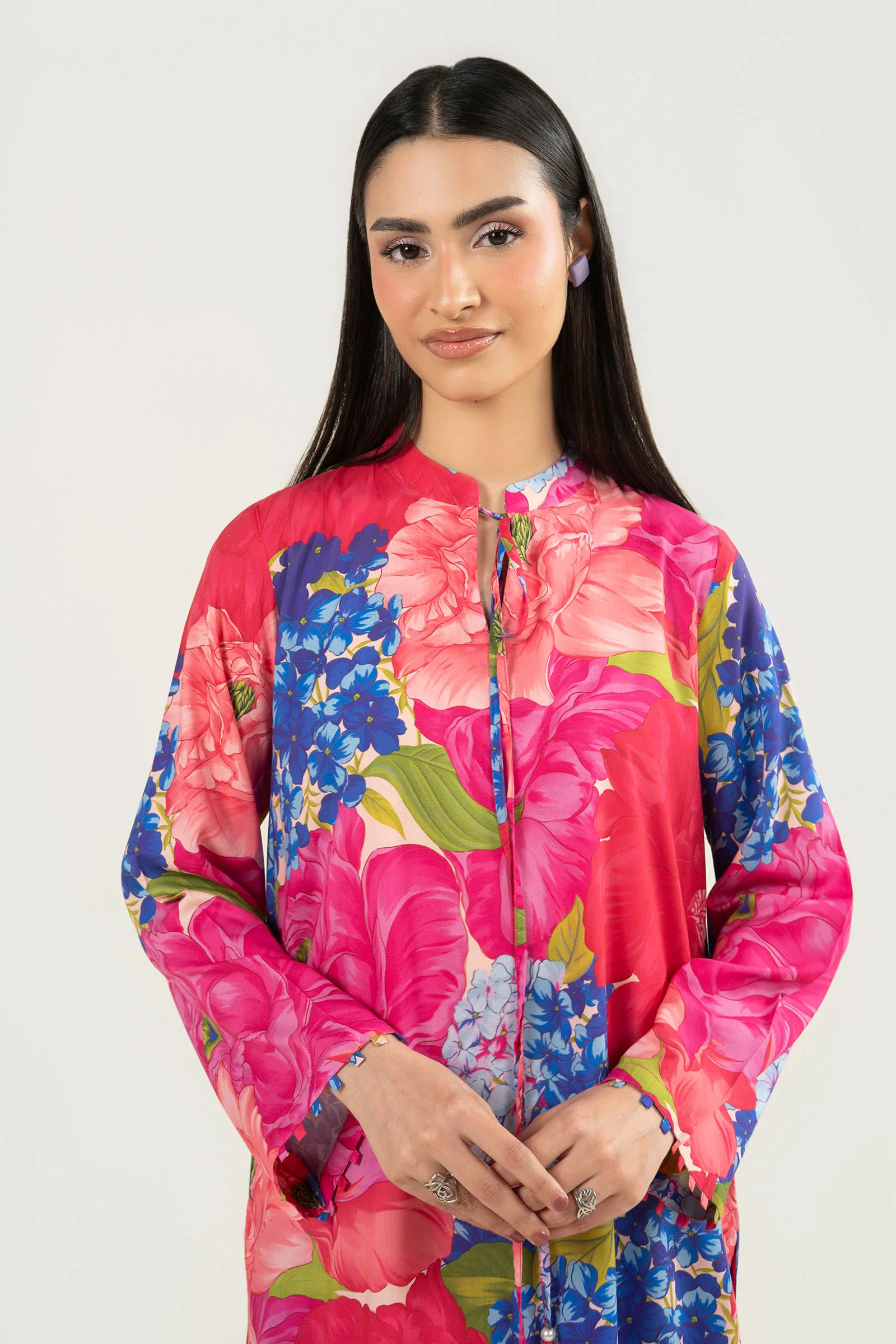 2 Pc Printed Arabic Lawn Suit - Image 2