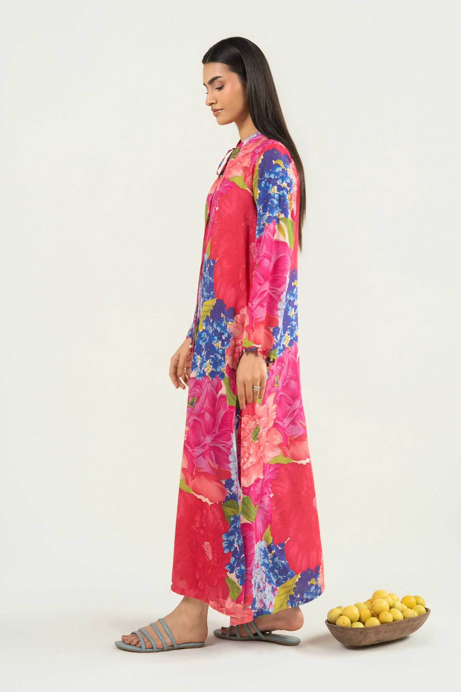 2 Pc Printed Arabic Lawn Suit - Image 6