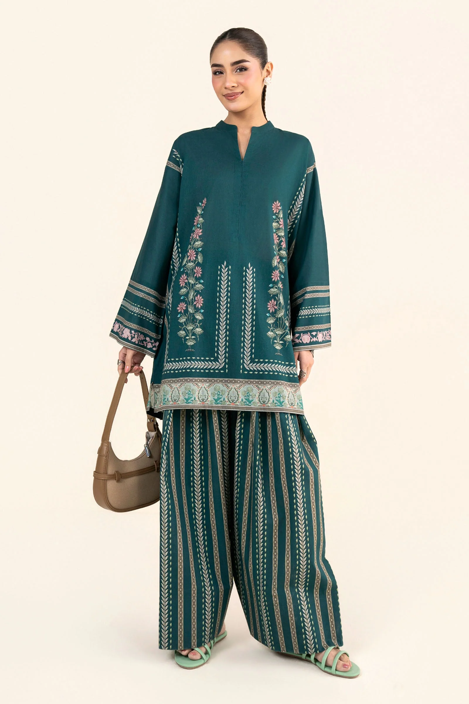 2 Pc Printed Lawn Suit