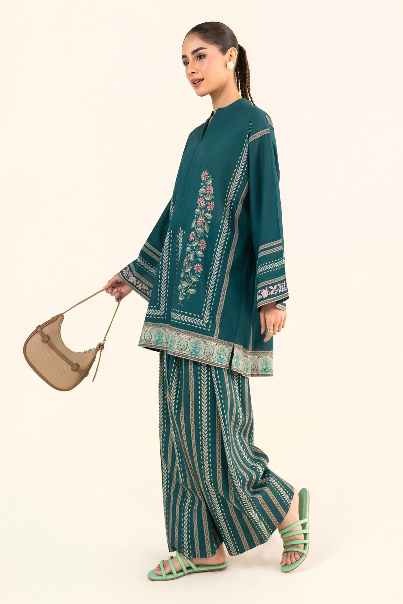 2 Pc Printed Lawn Suit - Image 7