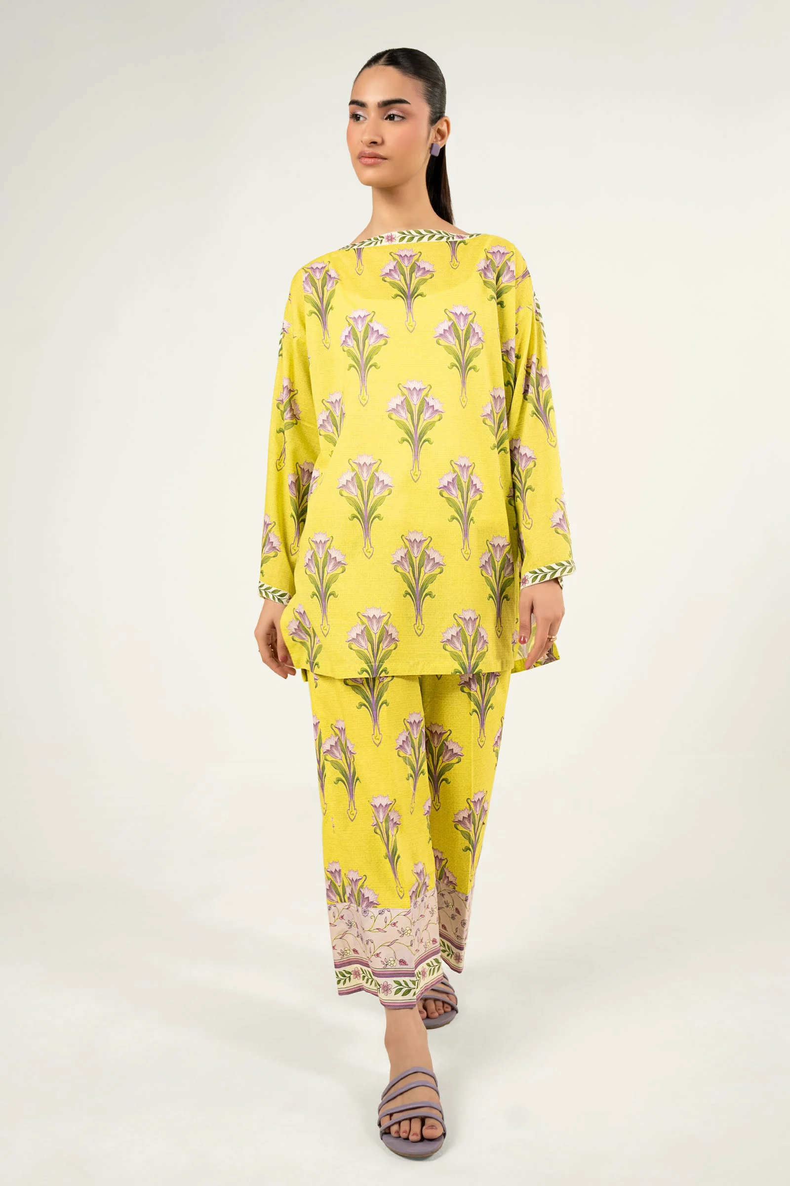 2 Pc Printed Lawn Suit