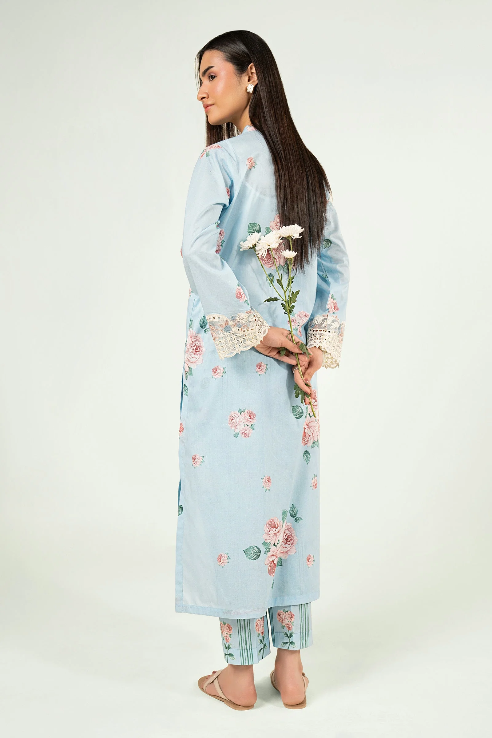 2 Pc Embroidered Lawn Suit - Image 7