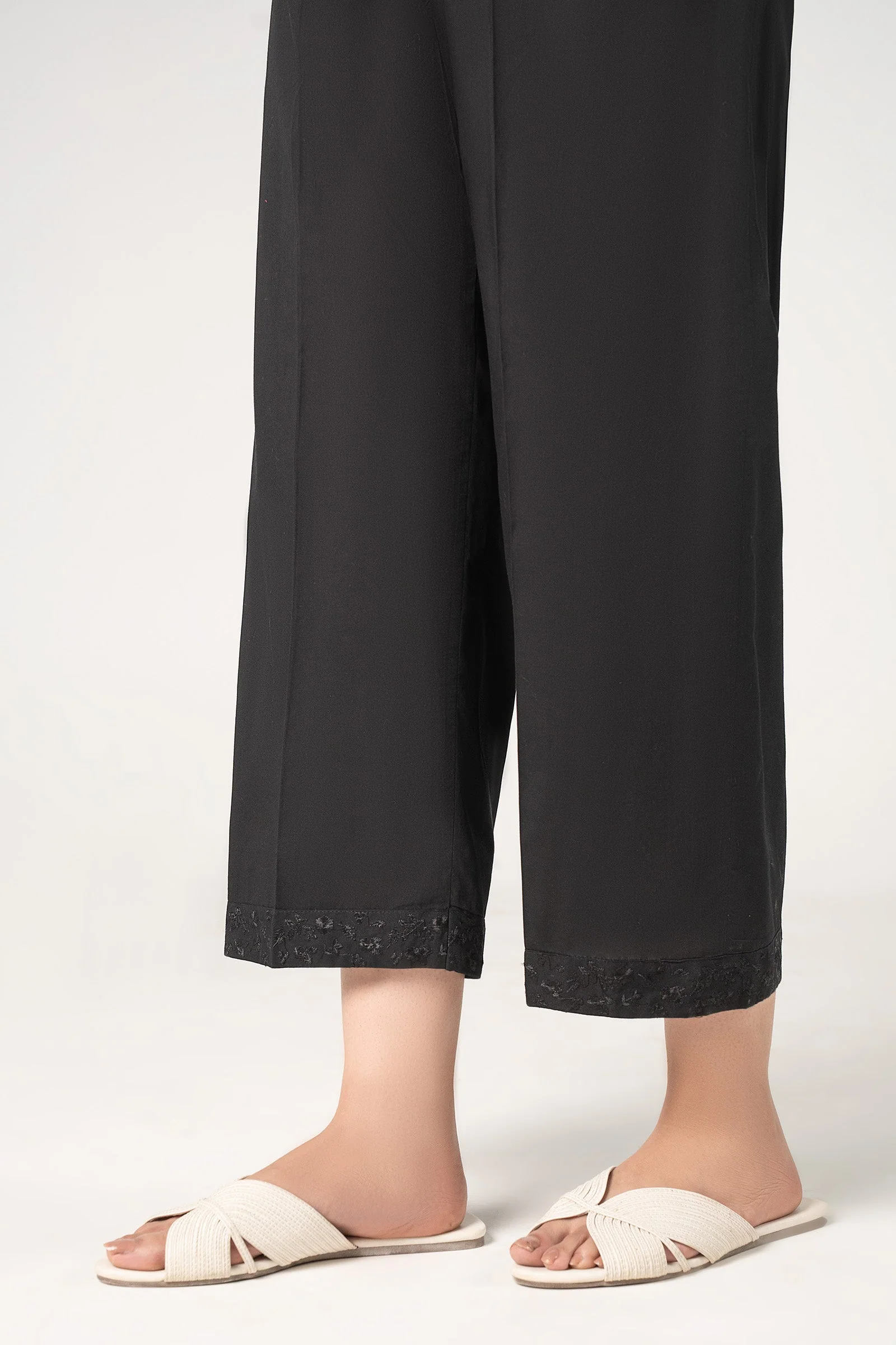 Embroidered Cambric Trouser - Image 2